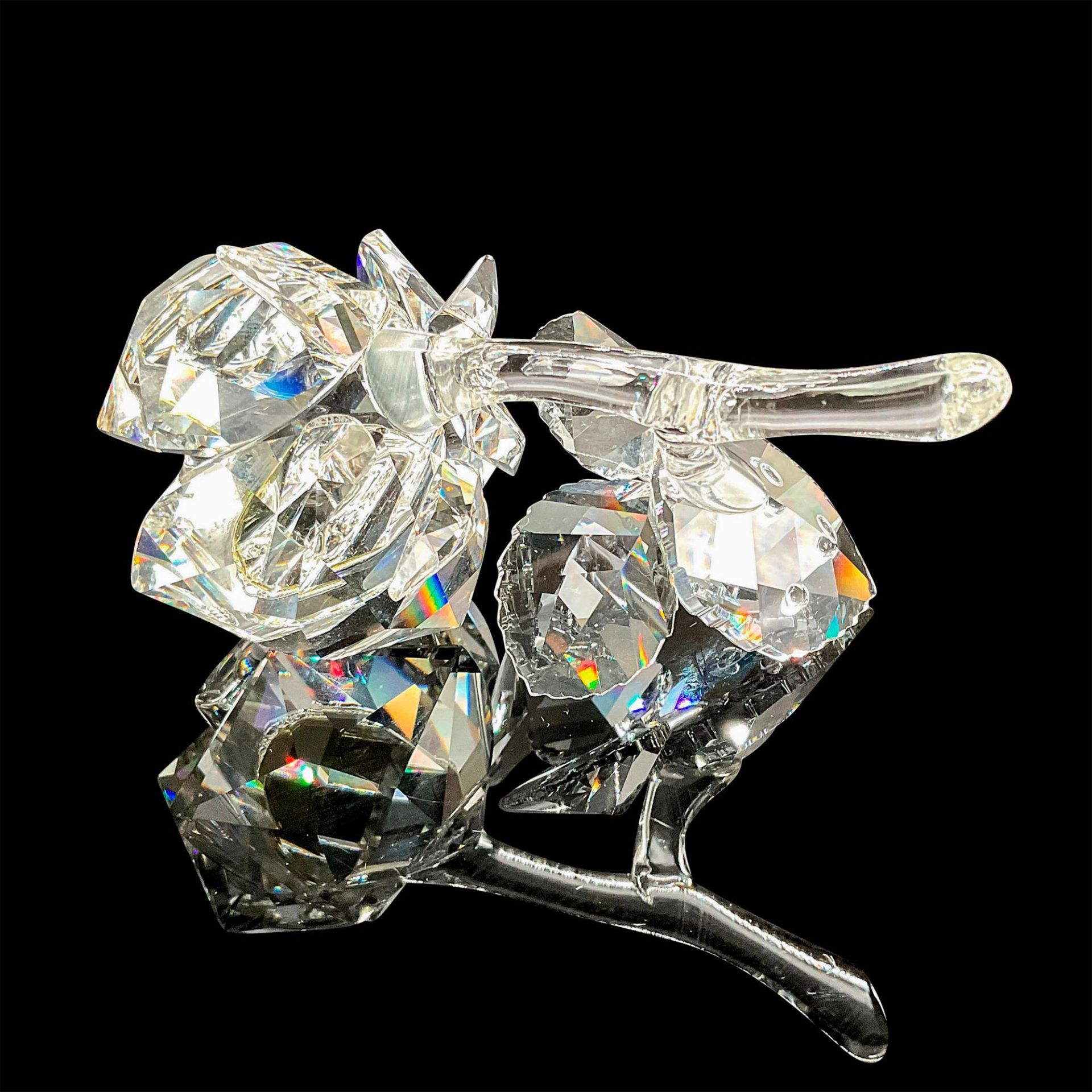Swarovski Silver Crystal Figurine, Rose - Image 4 of 4