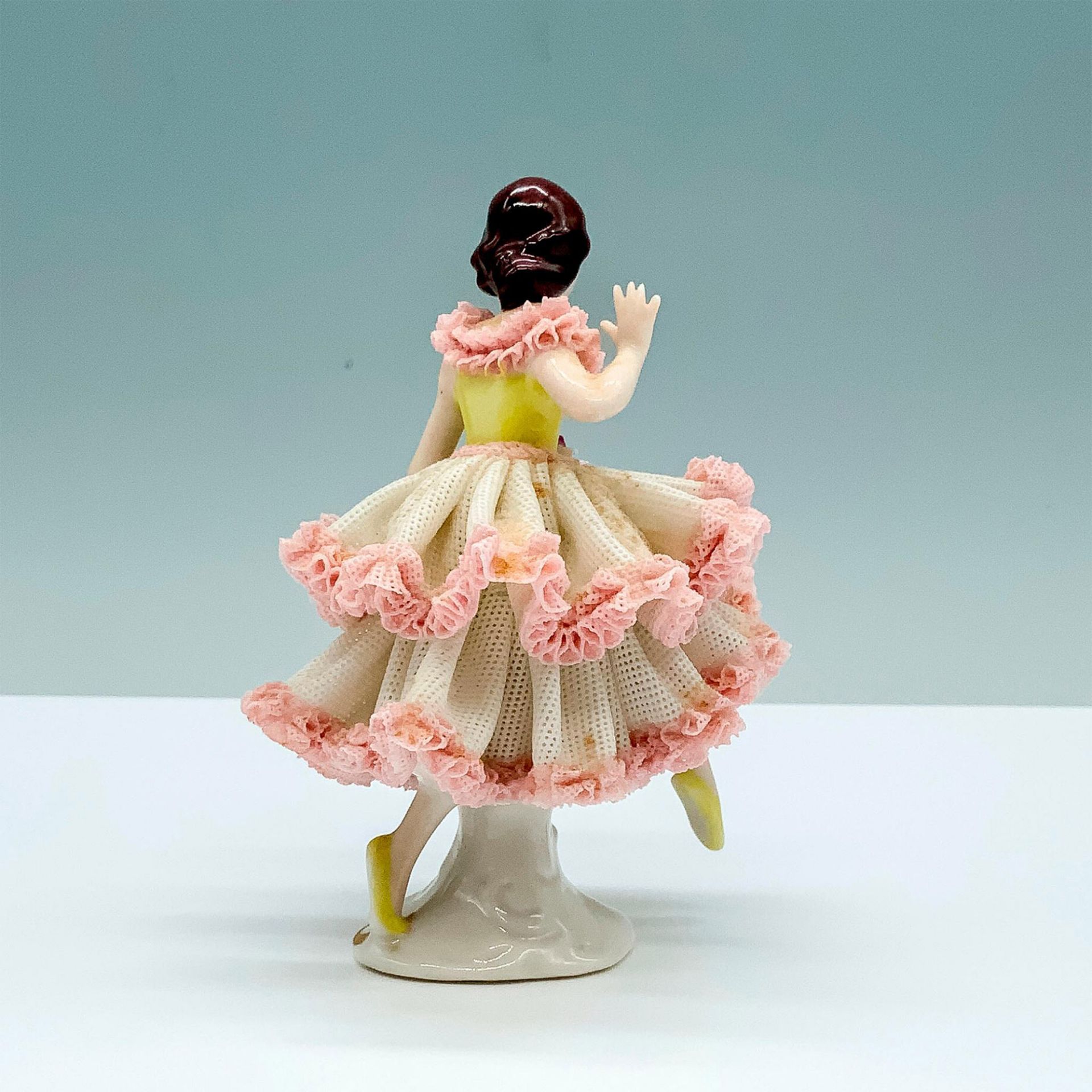Porcelain Lace Dress Ballet Dancer - Image 2 of 3