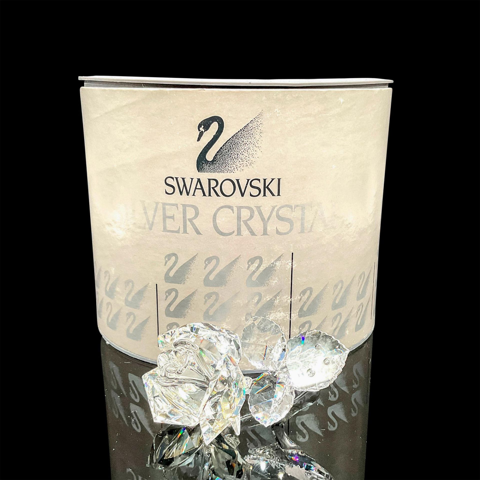 Swarovski Silver Crystal Figurine, Rose - Image 2 of 4