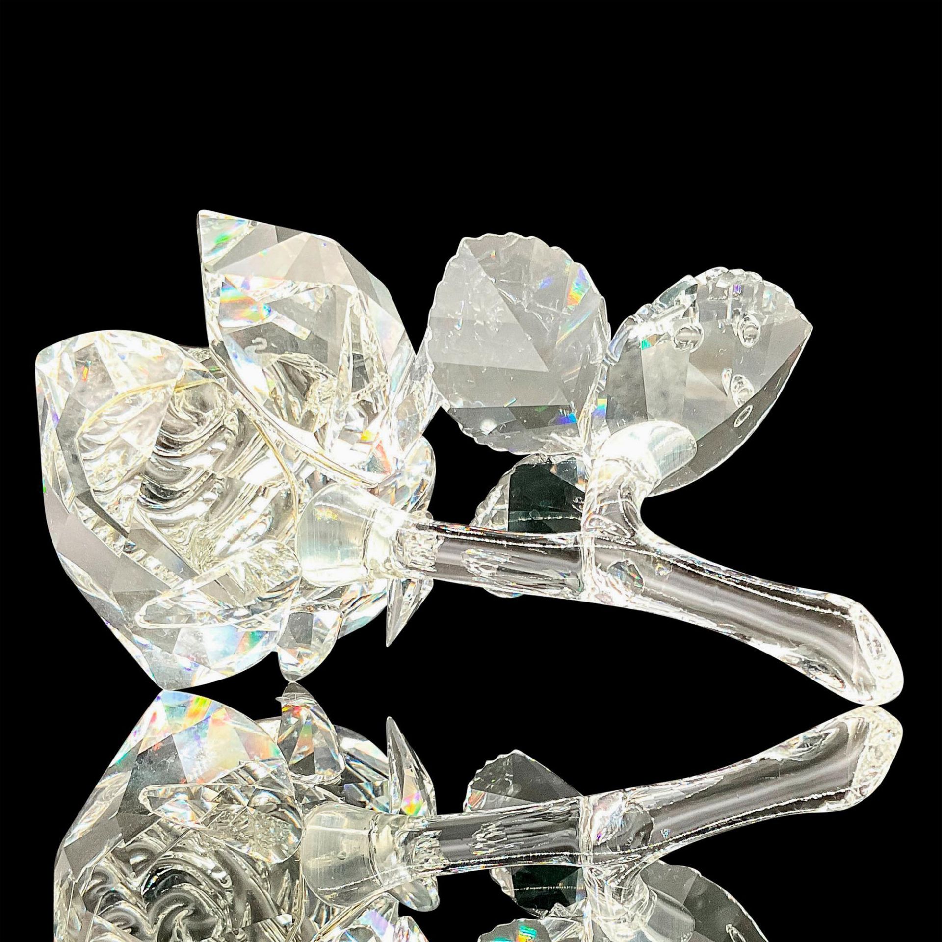 Swarovski Silver Crystal Figurine, Rose - Image 3 of 4
