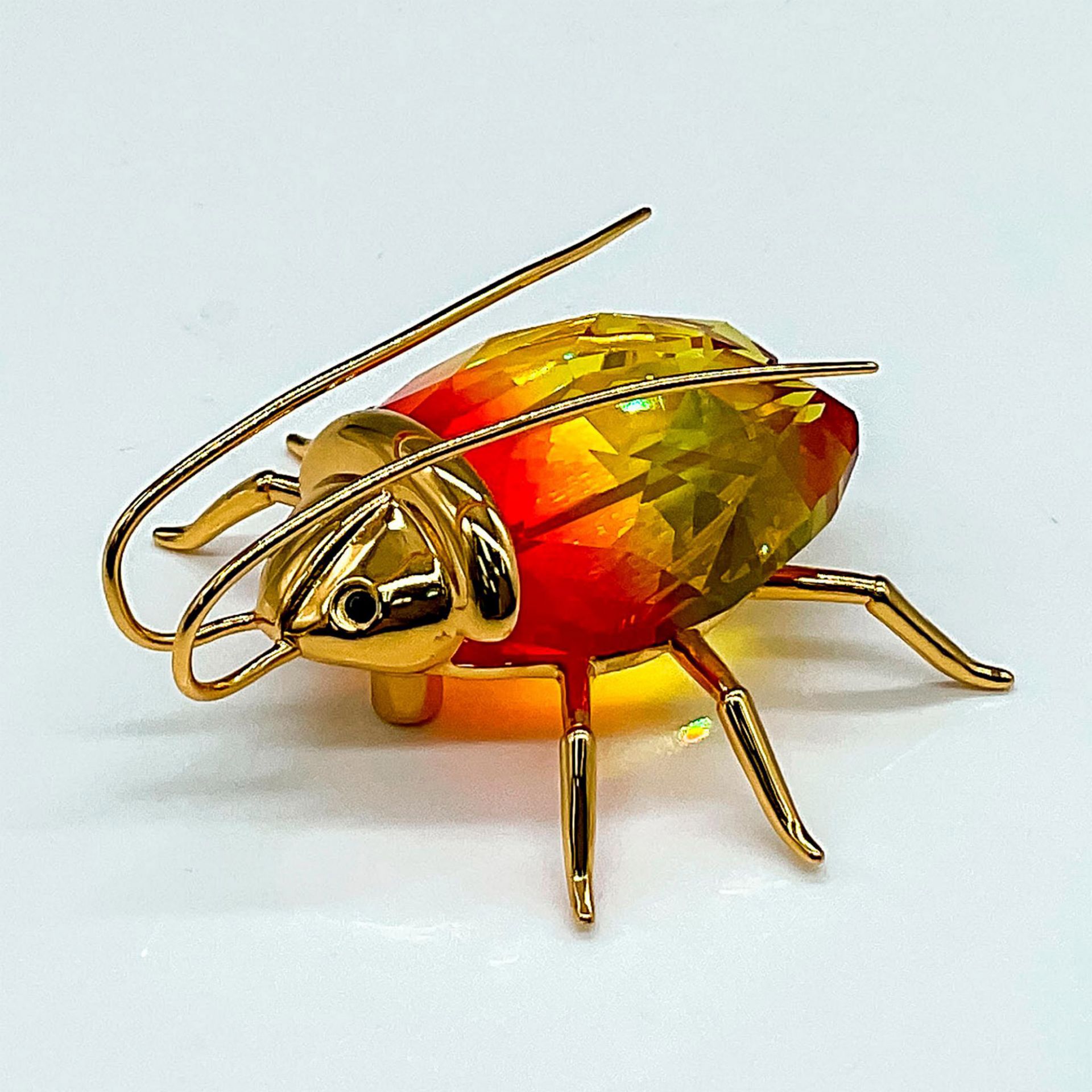 Daniel Swarovski Crystal Large Brooch, Amazar Beetle