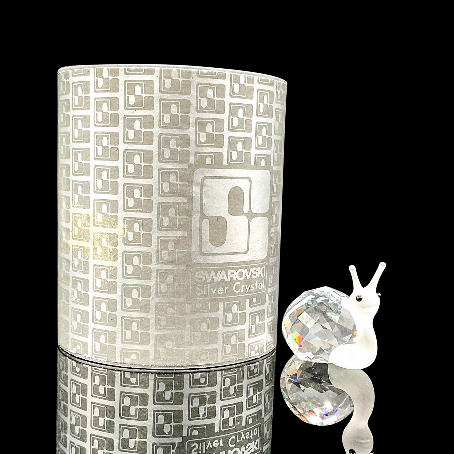 Swarovski Silver Crystal Figurine, Snail - Bild 2 aus 4