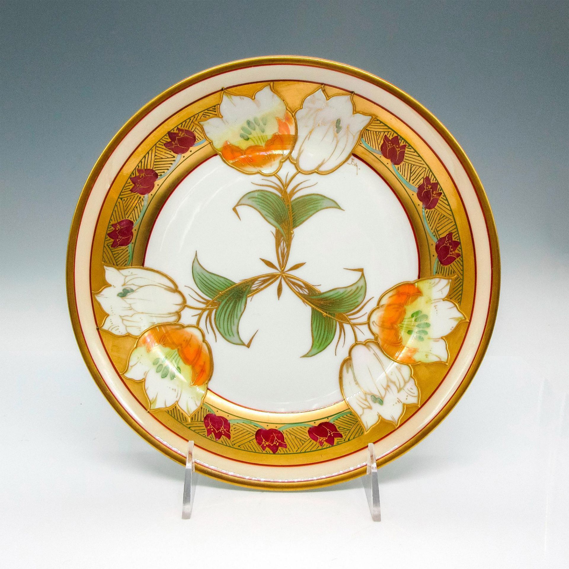 W.A. Pickard Haviland China Hand Painted Decorative Bowl