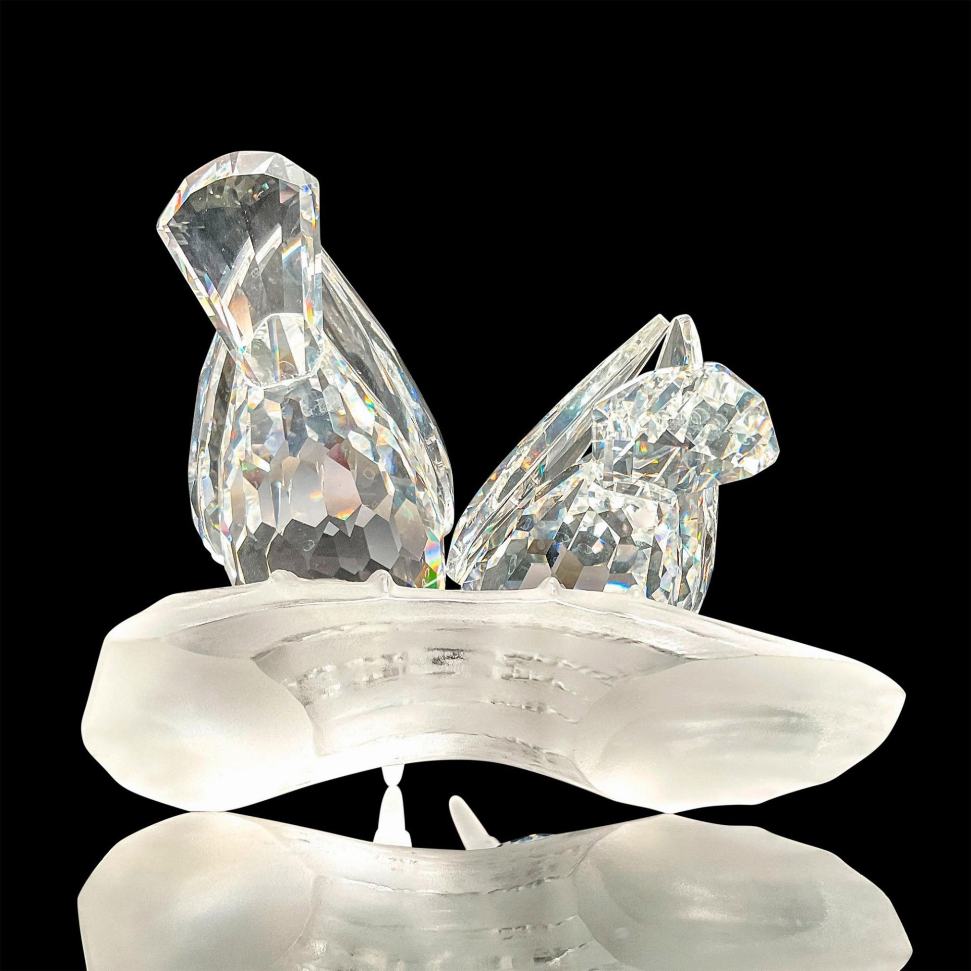 Swarovski Crystal Figurine, The Turtledoves + Base - Bild 5 aus 5