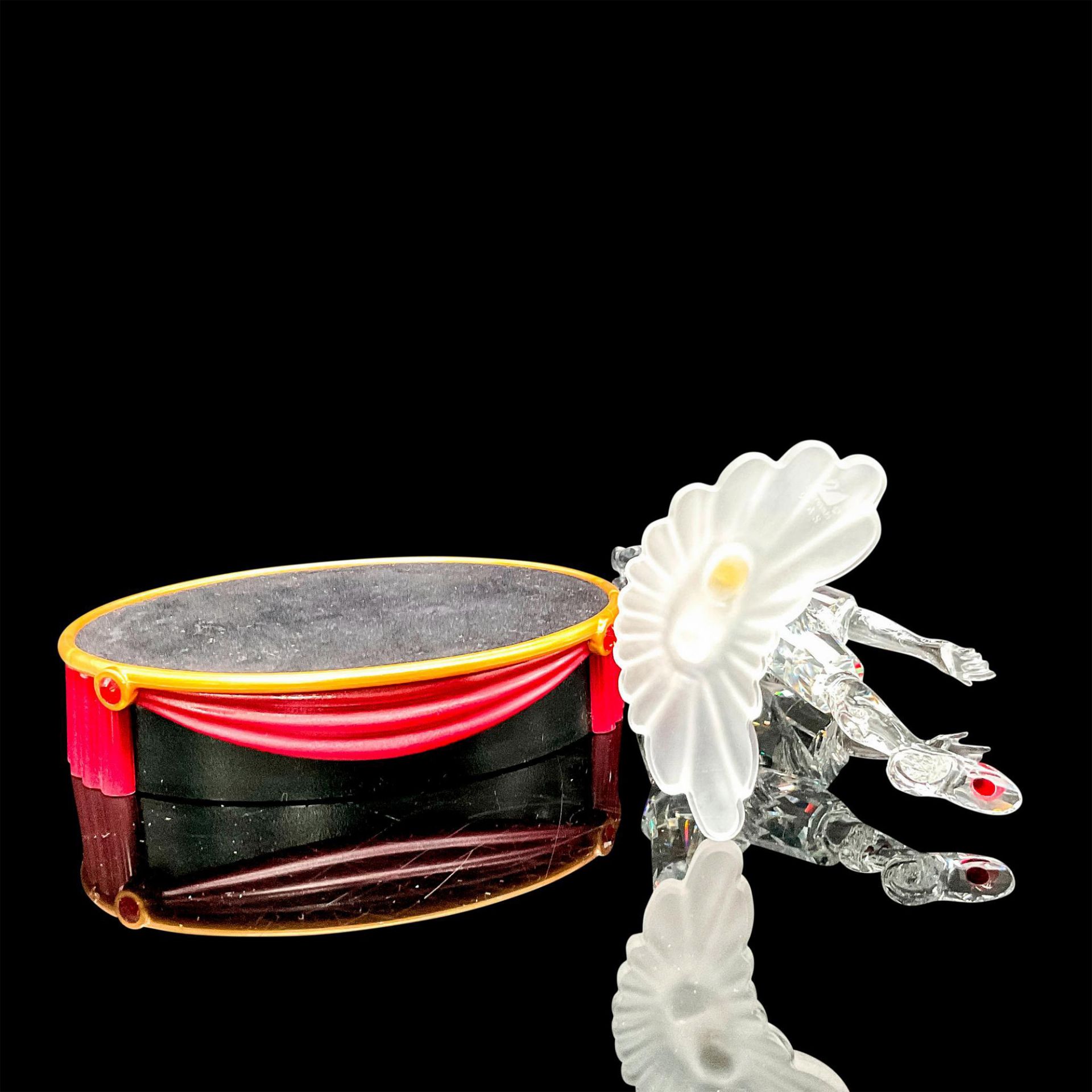 Swarovski Crystal Figurine, 1999 Masquerade Pierrot + Base - Bild 3 aus 4