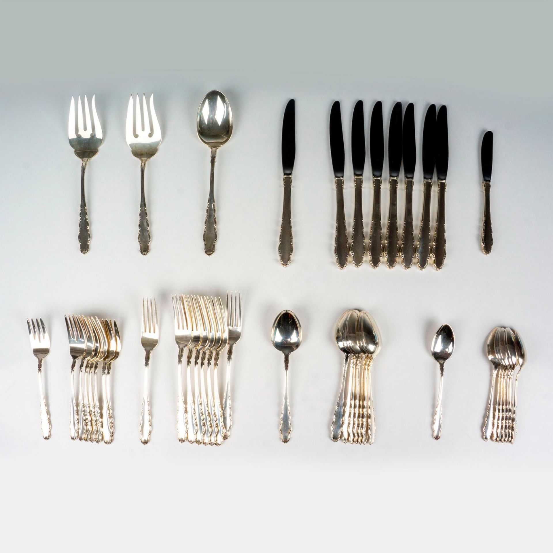 44pc Reed & Barton Sterling Silver Flatware Set