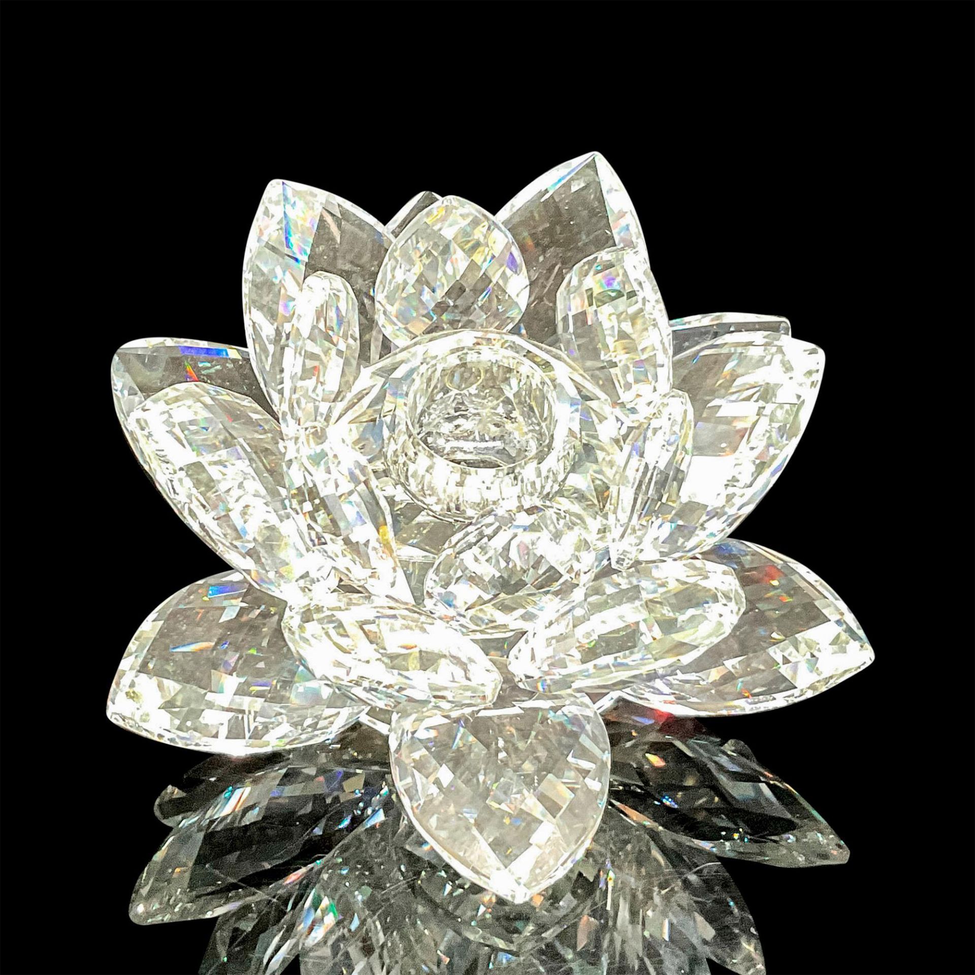 Swarovski Crystal Candleholder, Waterlily Large - Image 2 of 3