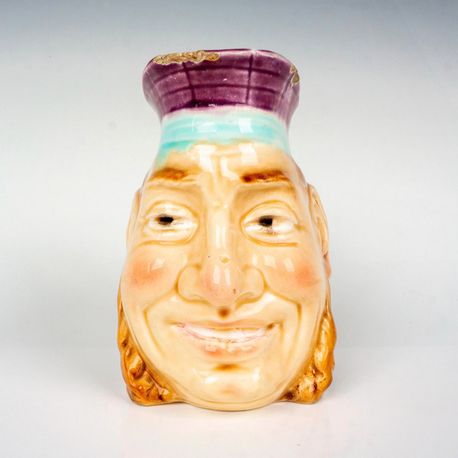 Sarreguemines Majolica Character Jug, Matelot