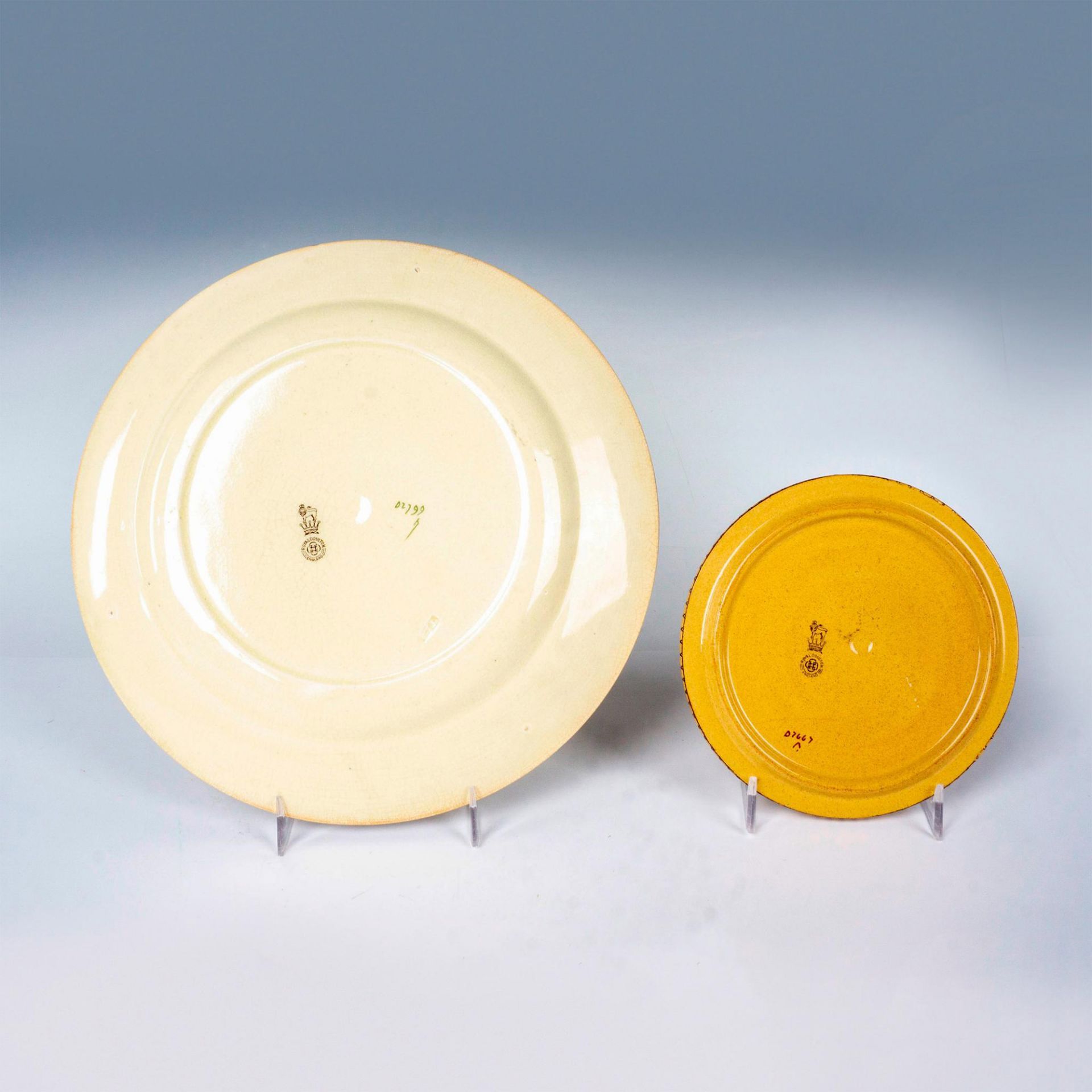 2pc Royal Doulton Porcelain Trivet and Plate, Teatime - Image 2 of 2