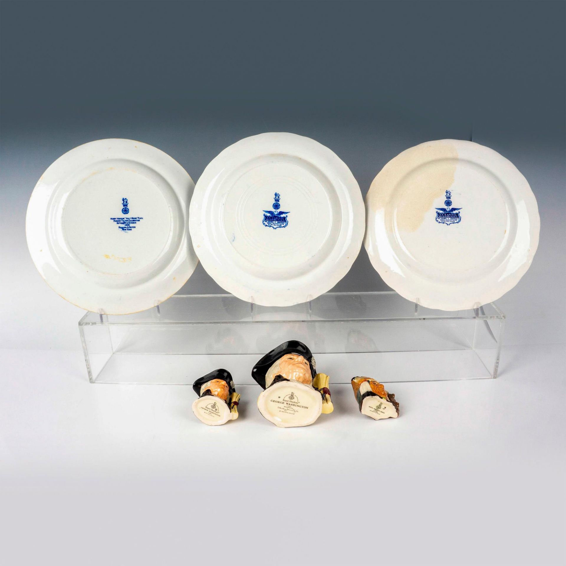 6pc Royal Doulton USA Grouping, Jugs & Plates - Image 3 of 3
