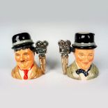Pair of Royal Doulton Small Character Jugs