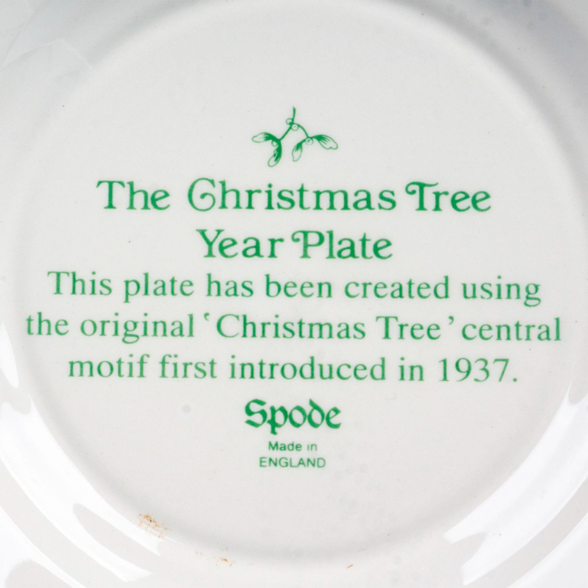 6pc Spode Porcelain Christmas Tree Year Plates, 2000 to 2005 - Image 3 of 4