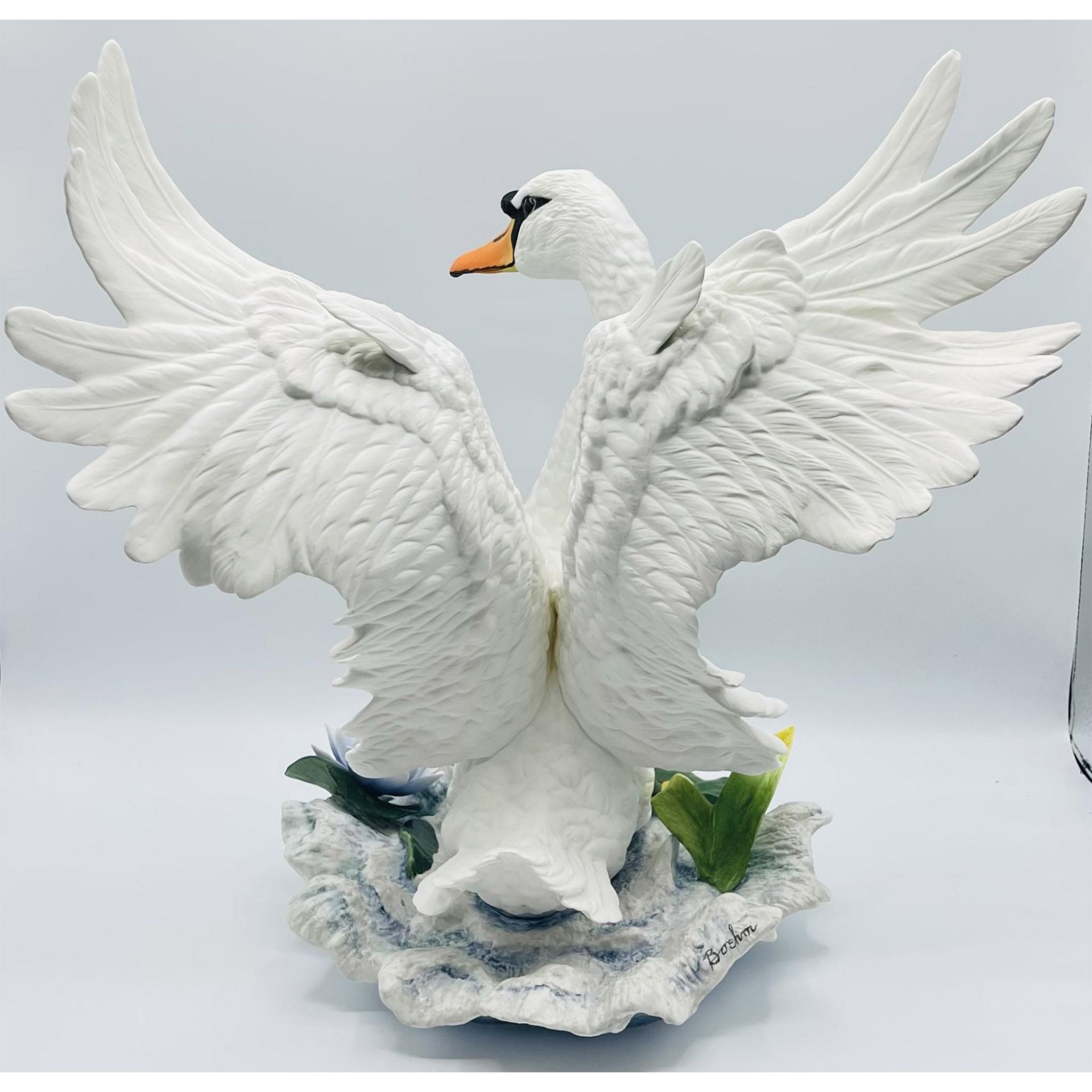 Boehm Limited Edition Bird Figurine, Mute Swan (Male) 40343 - Bild 5 aus 6