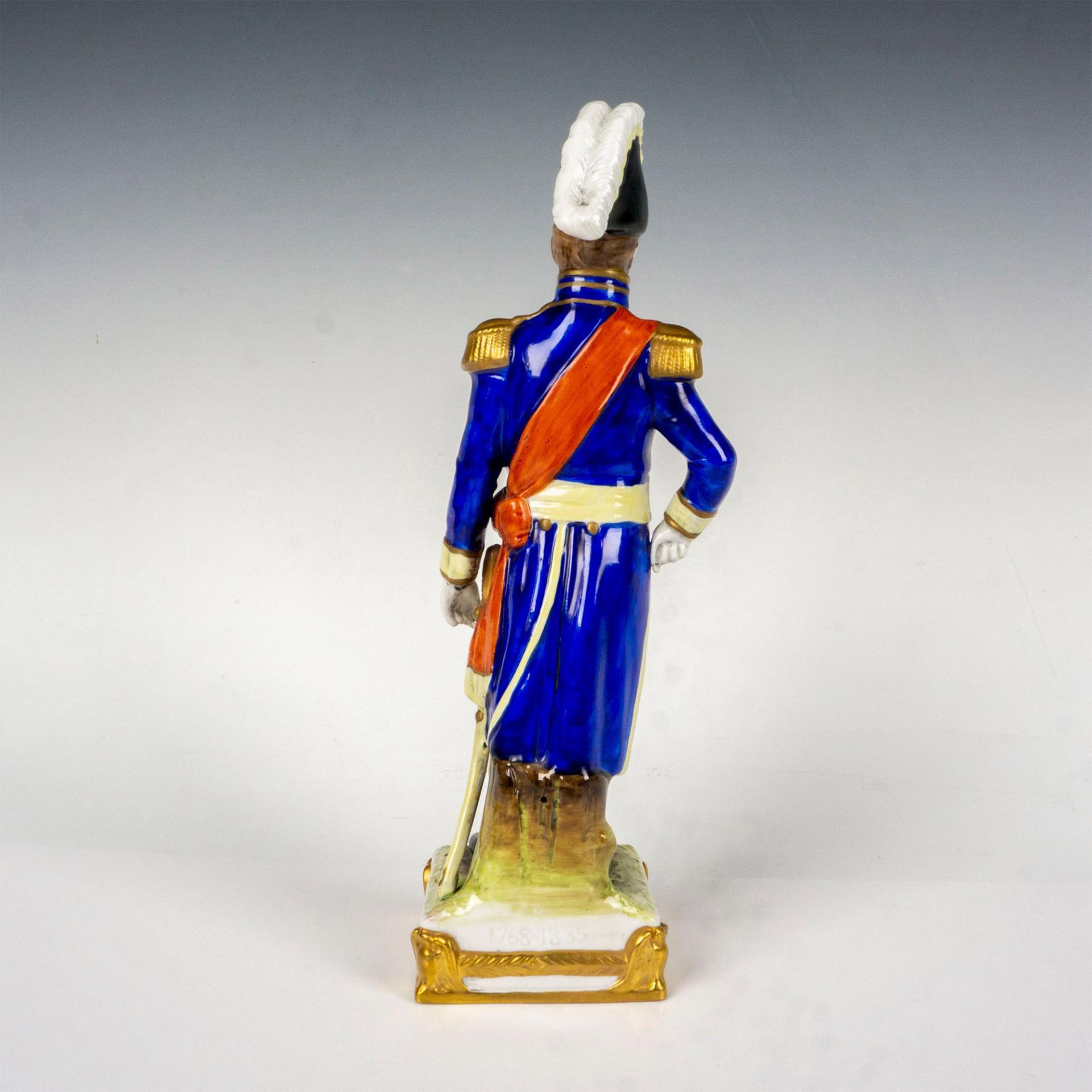 Scheibe Alsbach Porcelain Napoleonic Military Figurine - Bild 2 aus 3
