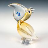 Murano Art Glass Sculpture, Pelican with Fish