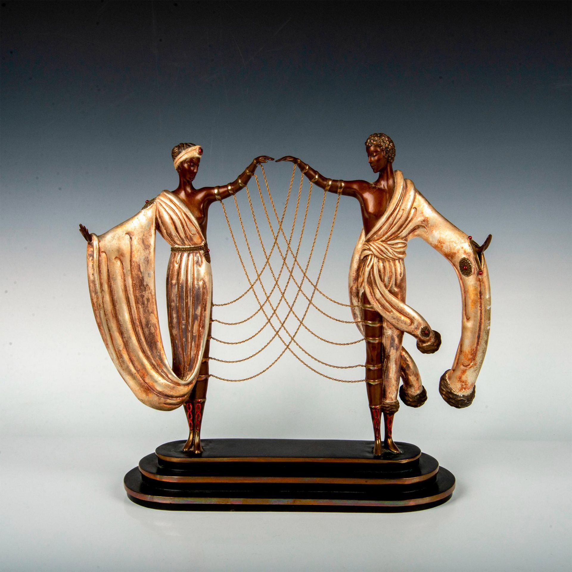 Erte (French, 1892-1990) Bronze Sculpture Signed, Wedding - Image 3 of 15