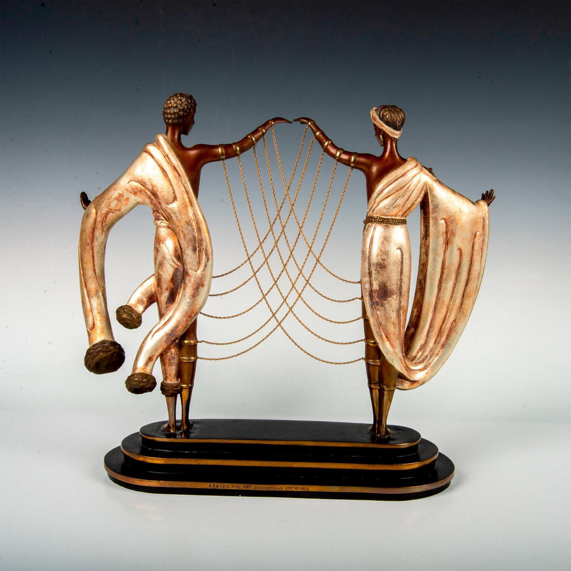 Erte (French, 1892-1990) Bronze Sculpture Signed, Wedding - Image 9 of 15