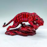 Royal Doulton Flambe Figurine, The Tiger On The Rock BA71