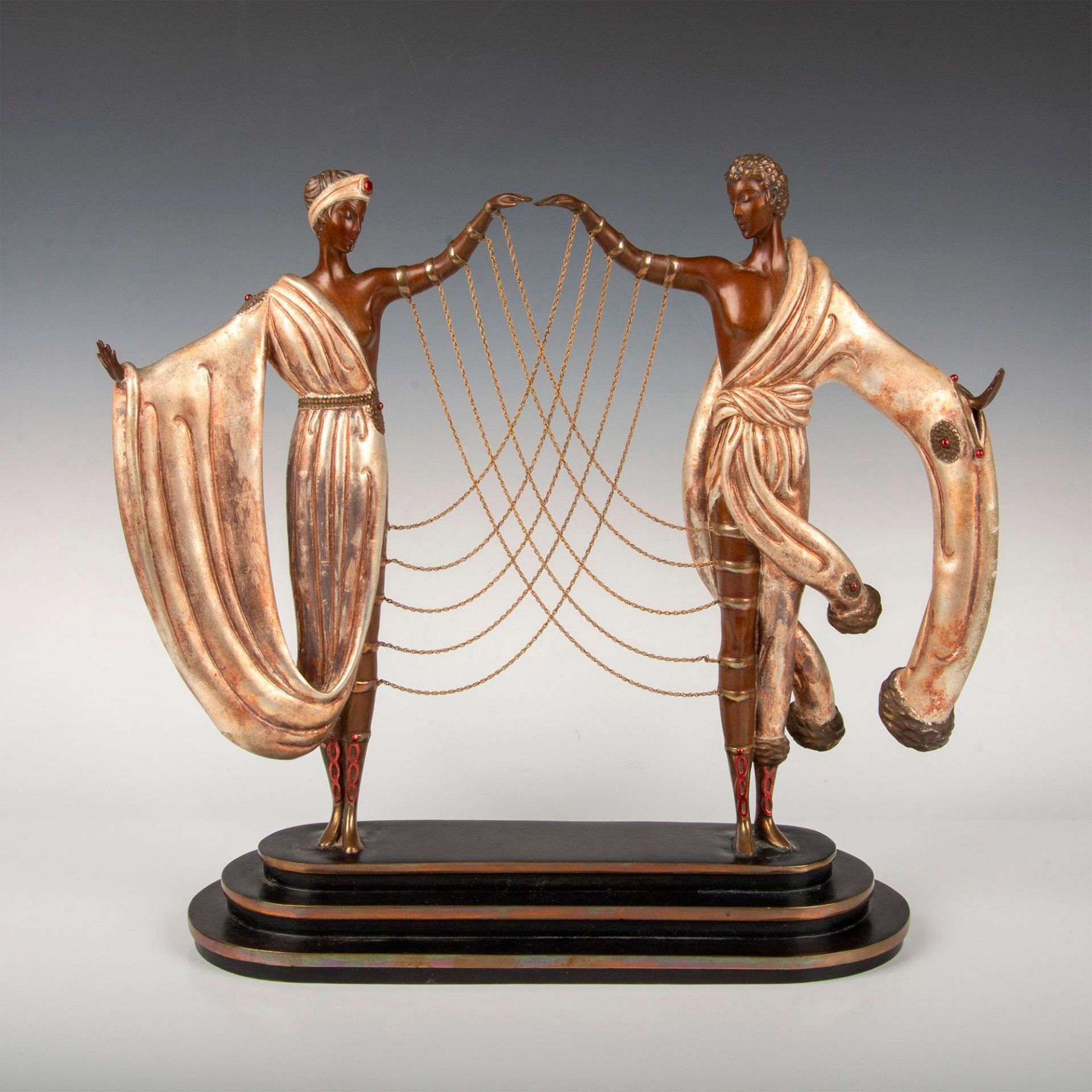Erte (French, 1892-1990) Bronze Sculpture Signed, Wedding - Image 2 of 15