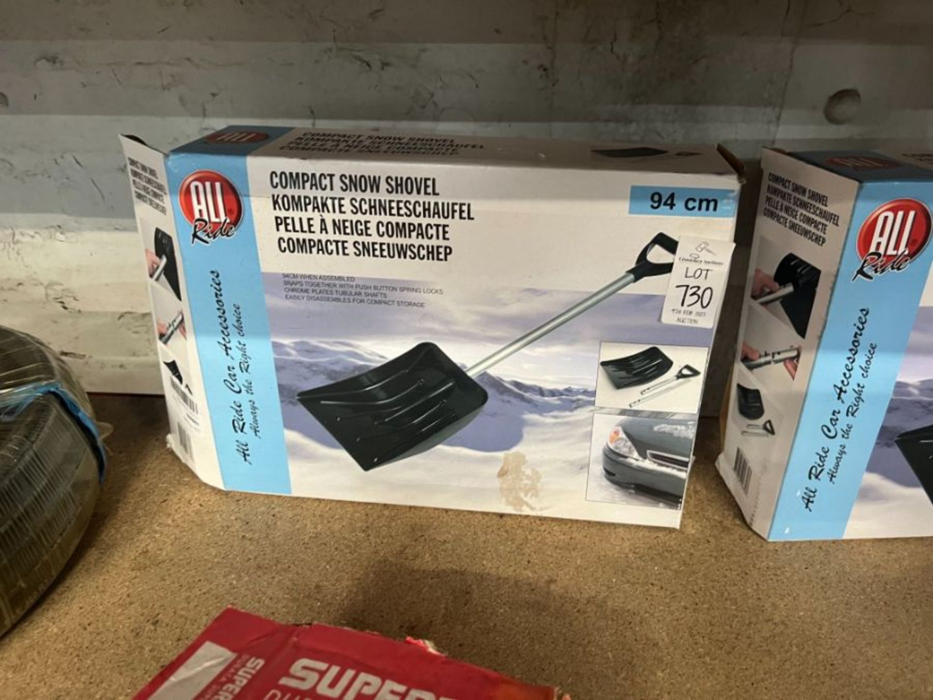 ALL RIDE COMPACT SNOW SHOVEL (NEW)