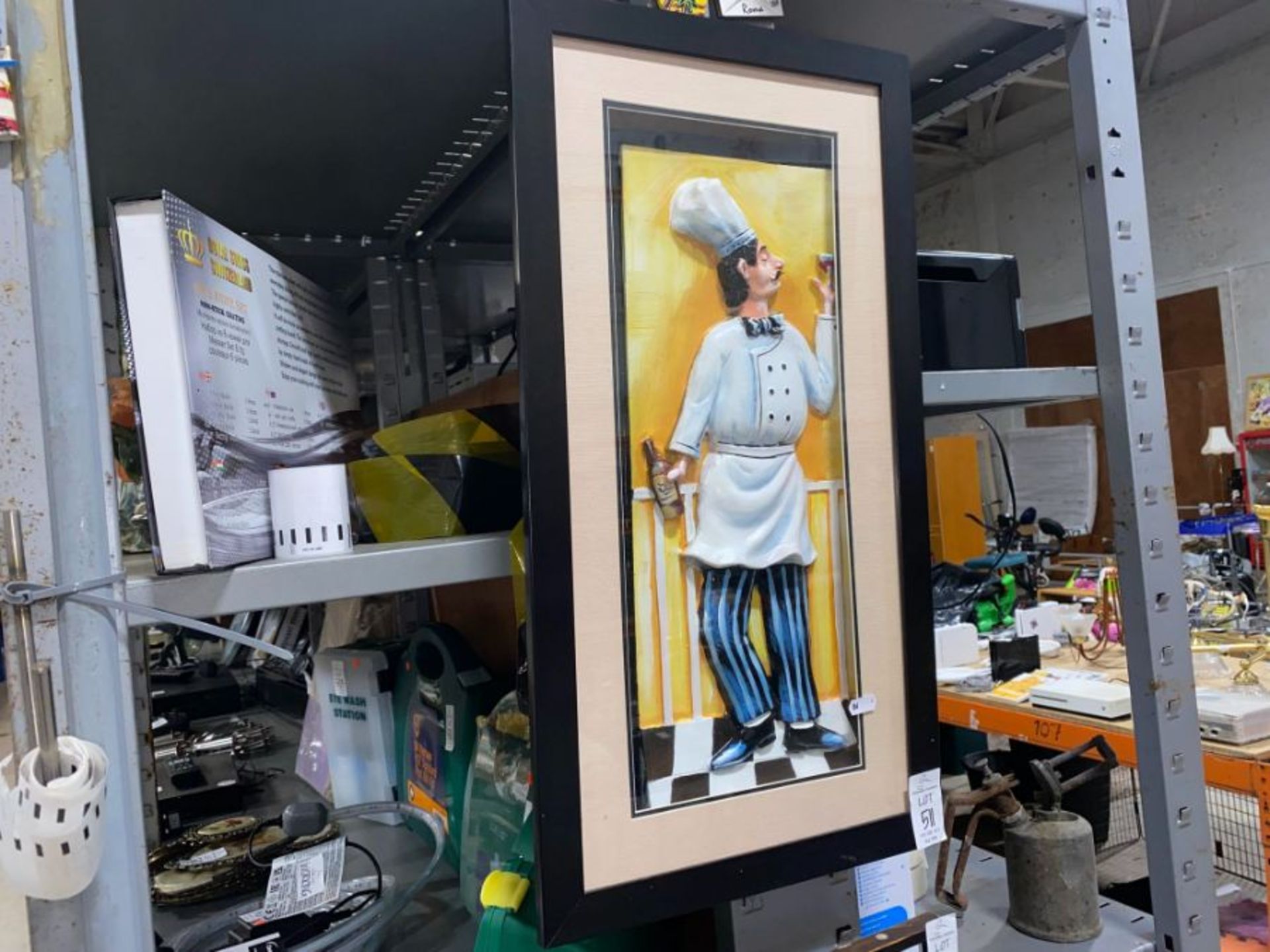 FRAMED CHEF PICTURE