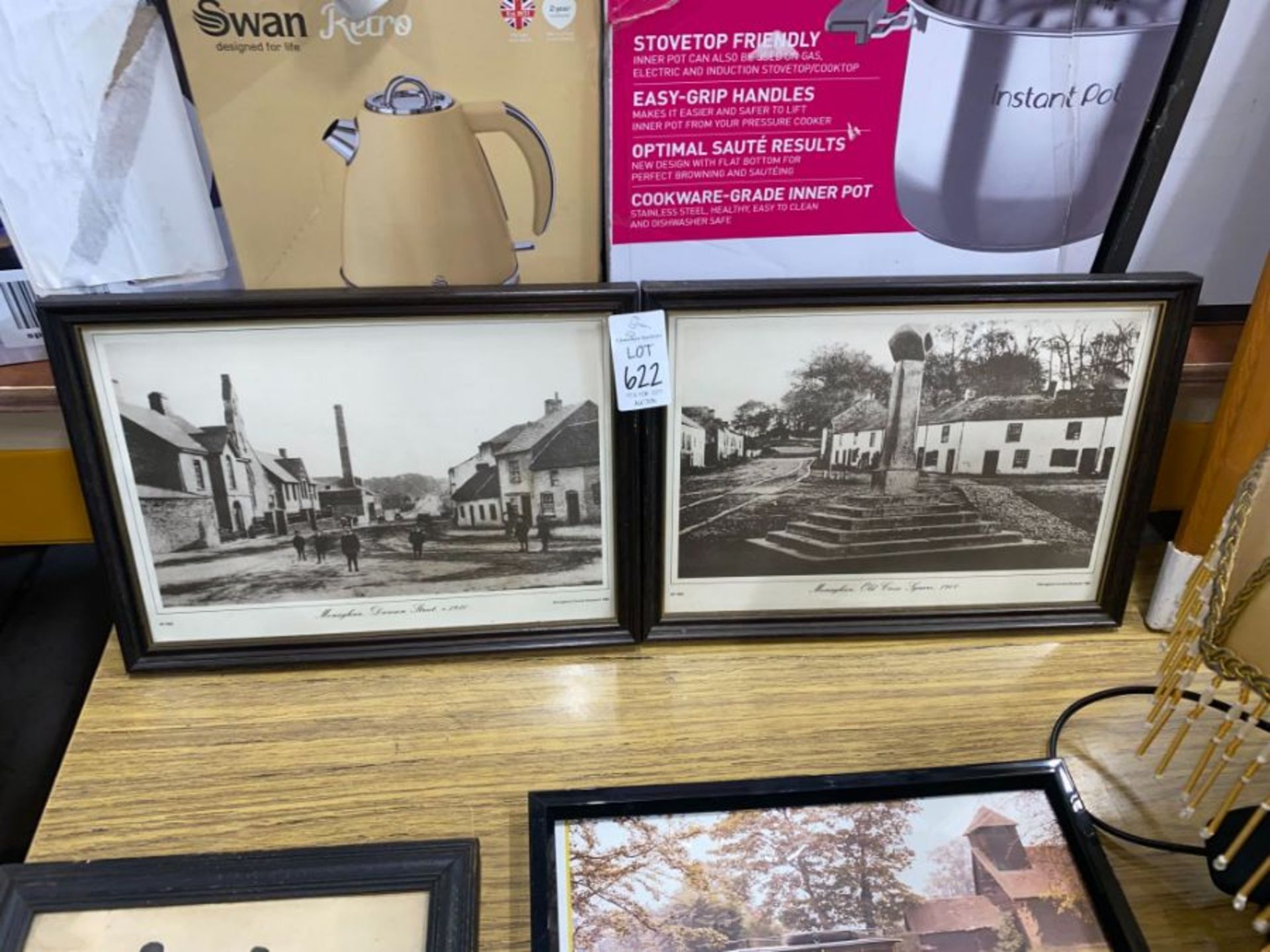 2X OLD FRAMED MONAGHAN TOWN PICTURES