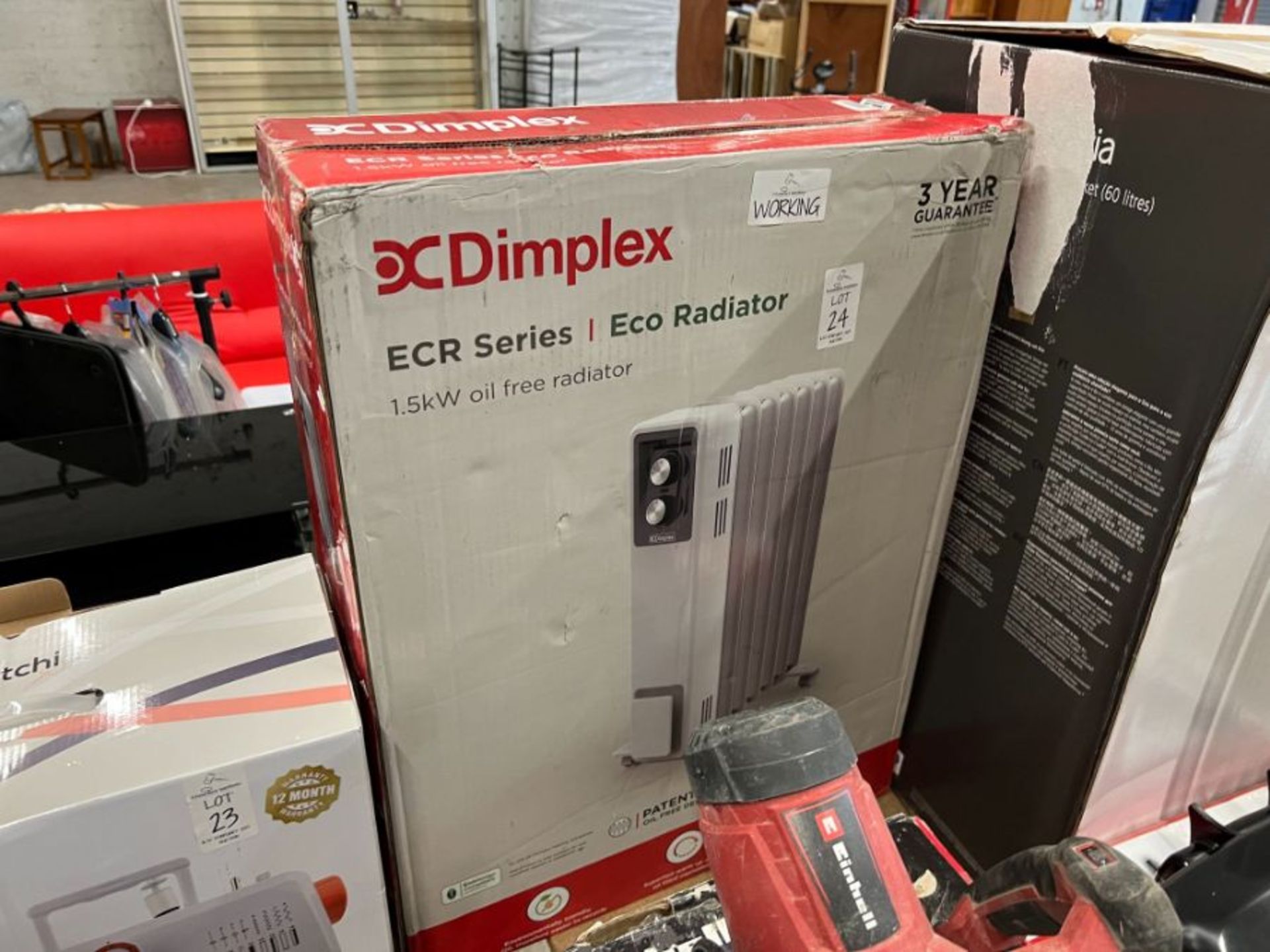 DIMPLEX ECR SERIES ECO OIL FREE RADIATOR (WORKING)