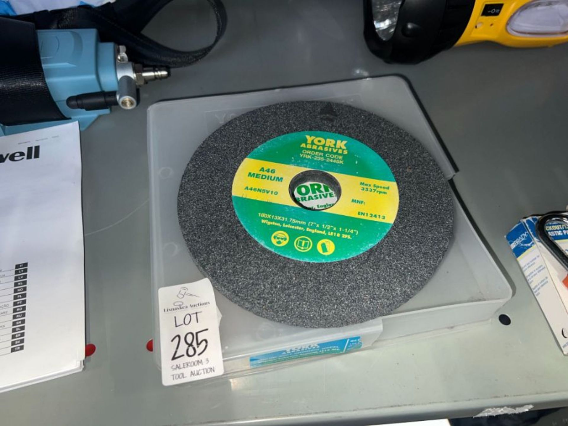 YORK ABRASIVES A46 MEDIUM SOFT GRINDING WHEEL