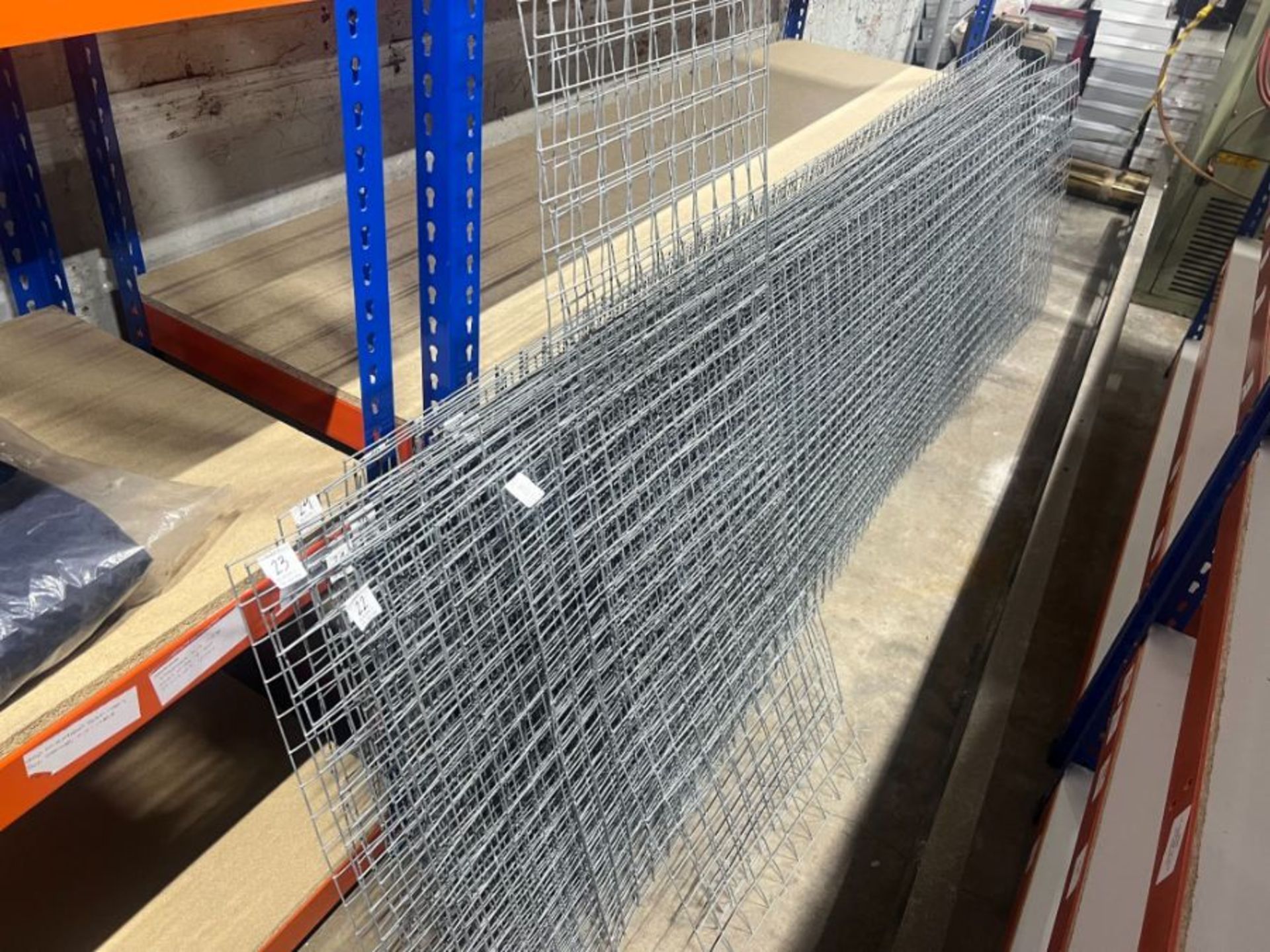 3X SHEETS OF GALVANISED MESH WIRE SHEETS (110" X 32")