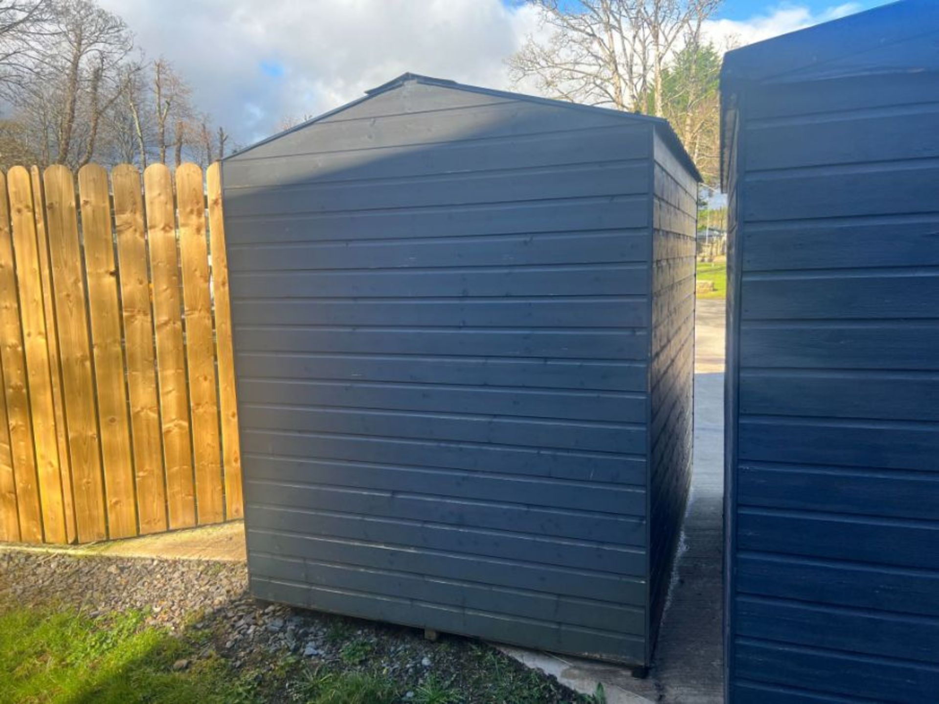 GARDEN SHED 8FT X 69" - LOCATED AT CASTLE ARCHDALE CARAVAN PARK - (NO HAMMER VAT) **BUYER TO HAVE IT - Image 2 of 2