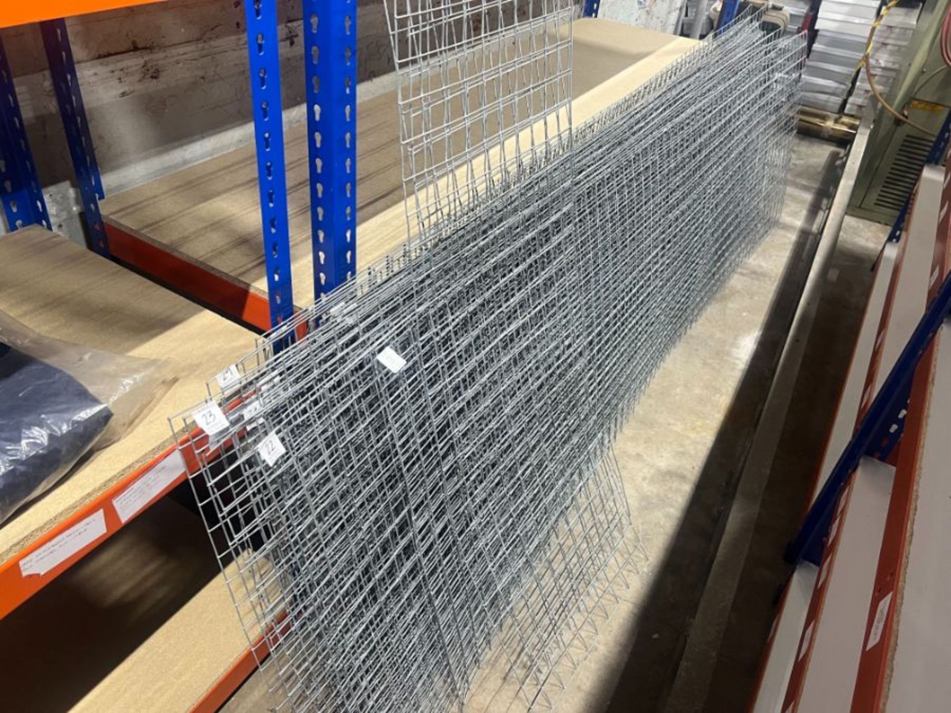 3X SHEETS OF GALVANISED MESH WIRE SHEETS (110" X 32")