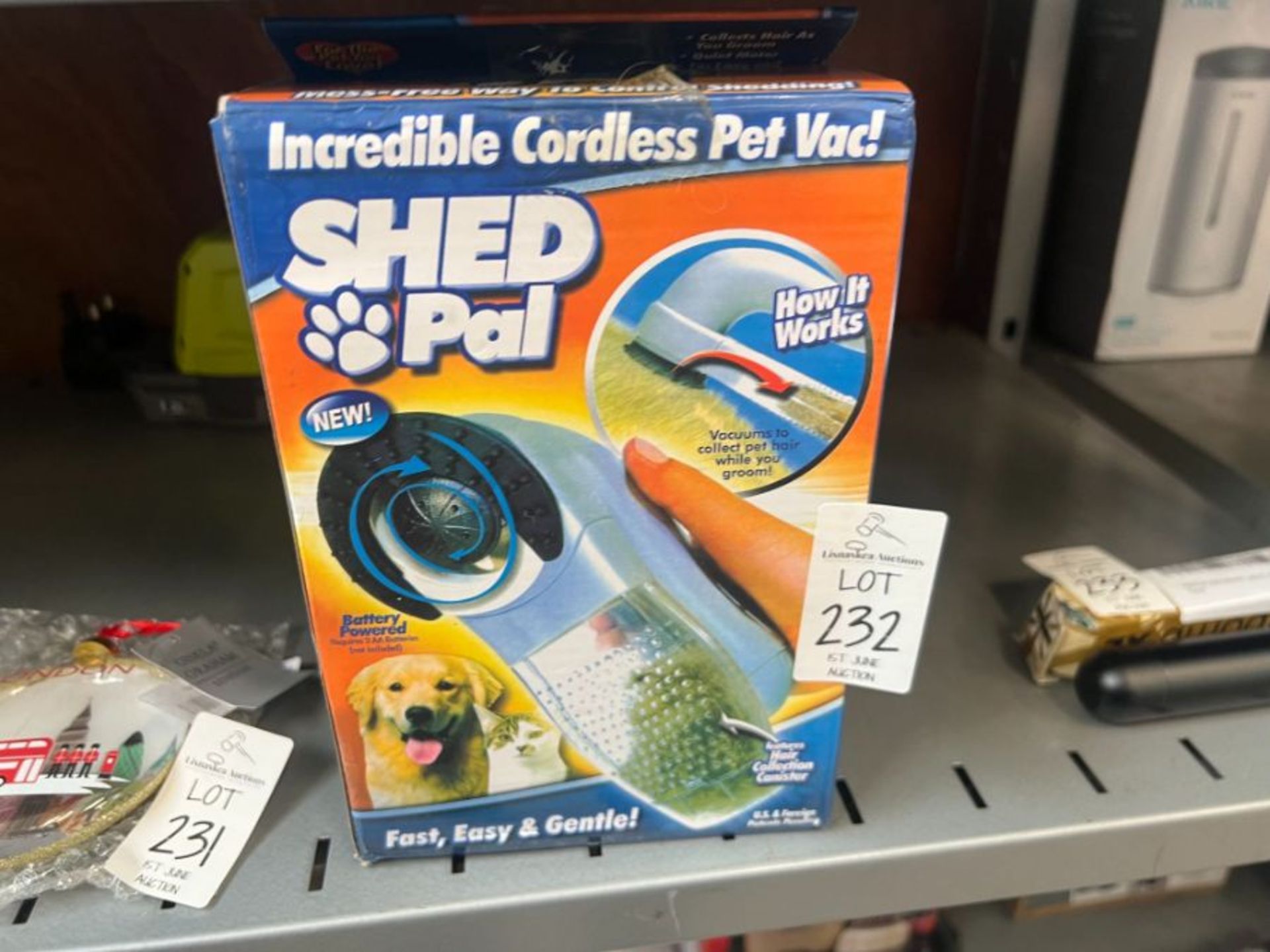 SHED PAL CORDLESS PET VACUUM CLEANER