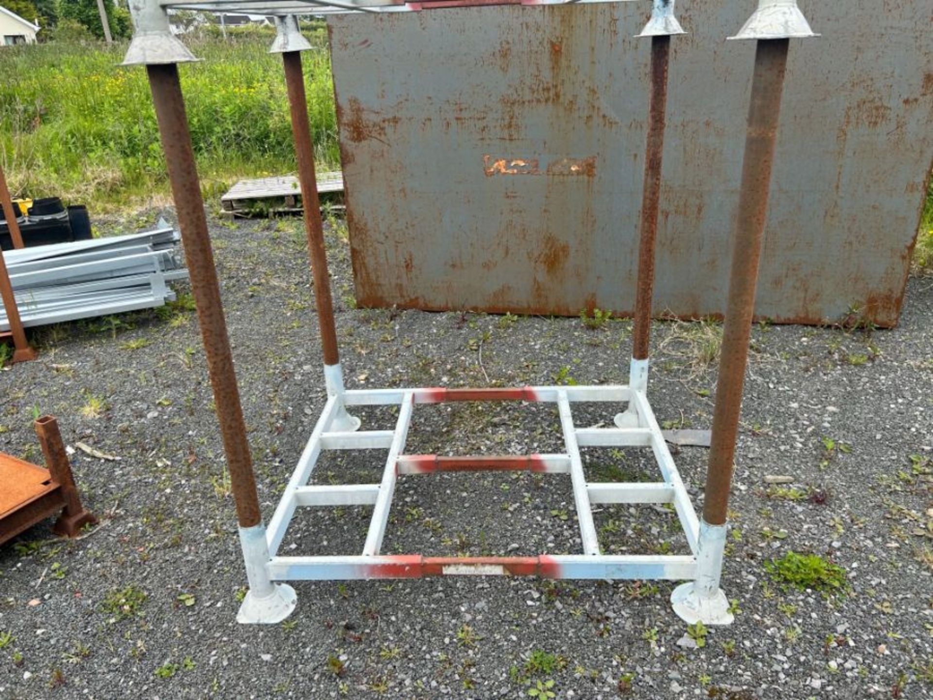 2X STACKABLE STEEL STILLAGES 52” X 42.5” W X 59” H - Image 2 of 2