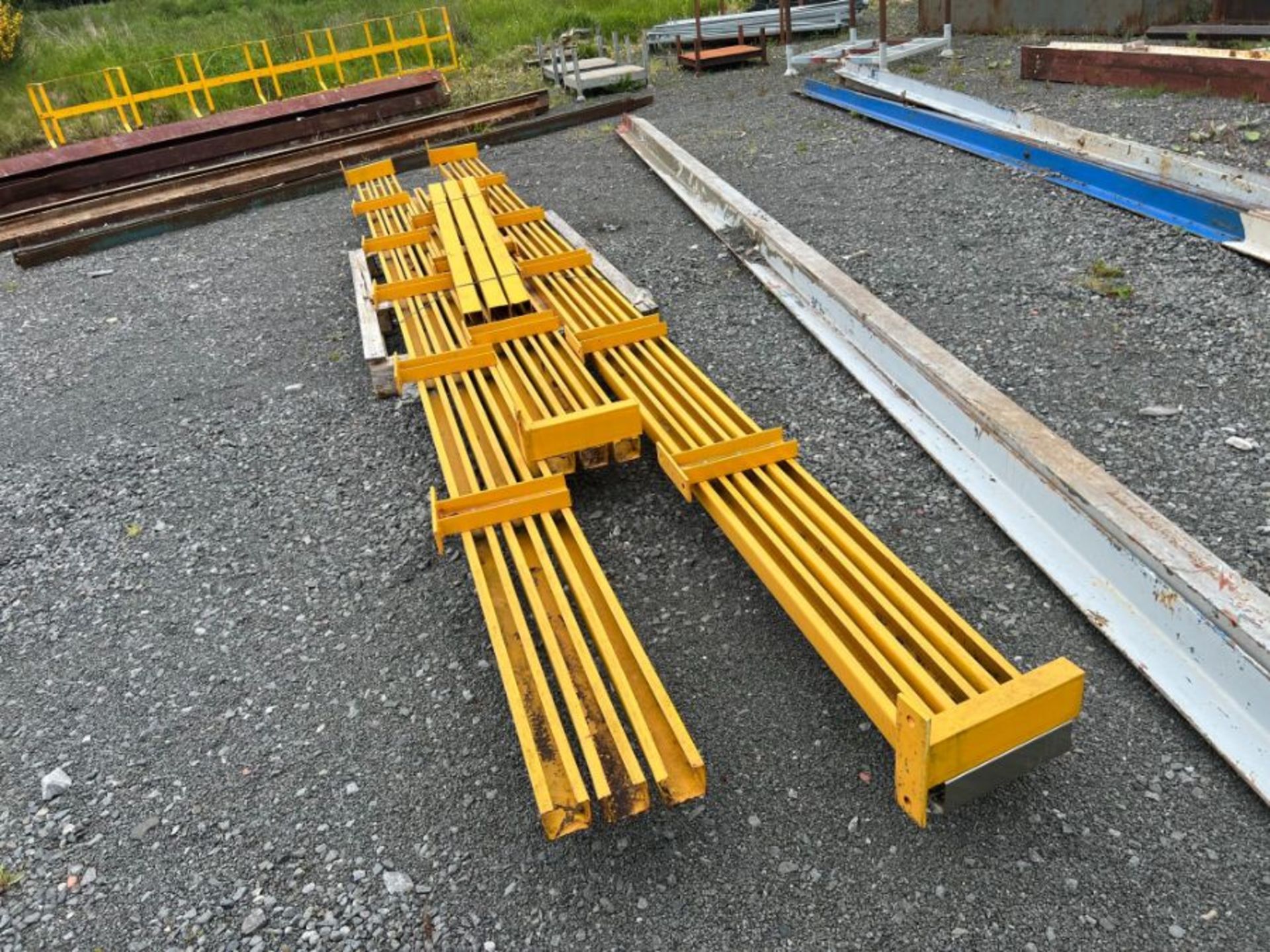 PALLET OF YELLOW SAFETY BARRIERS 20FT