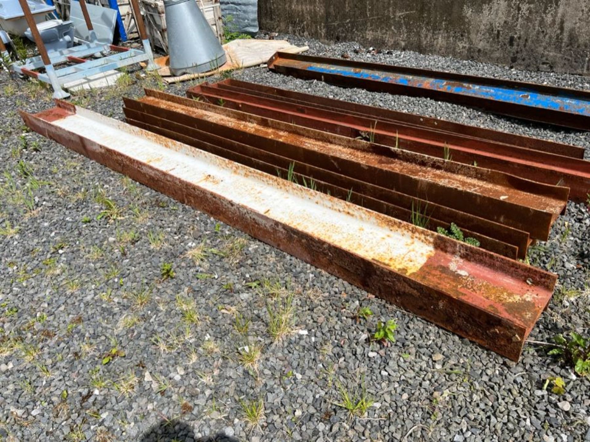 157” X 12” X 6.5” HEAVY STEEL GIRDER