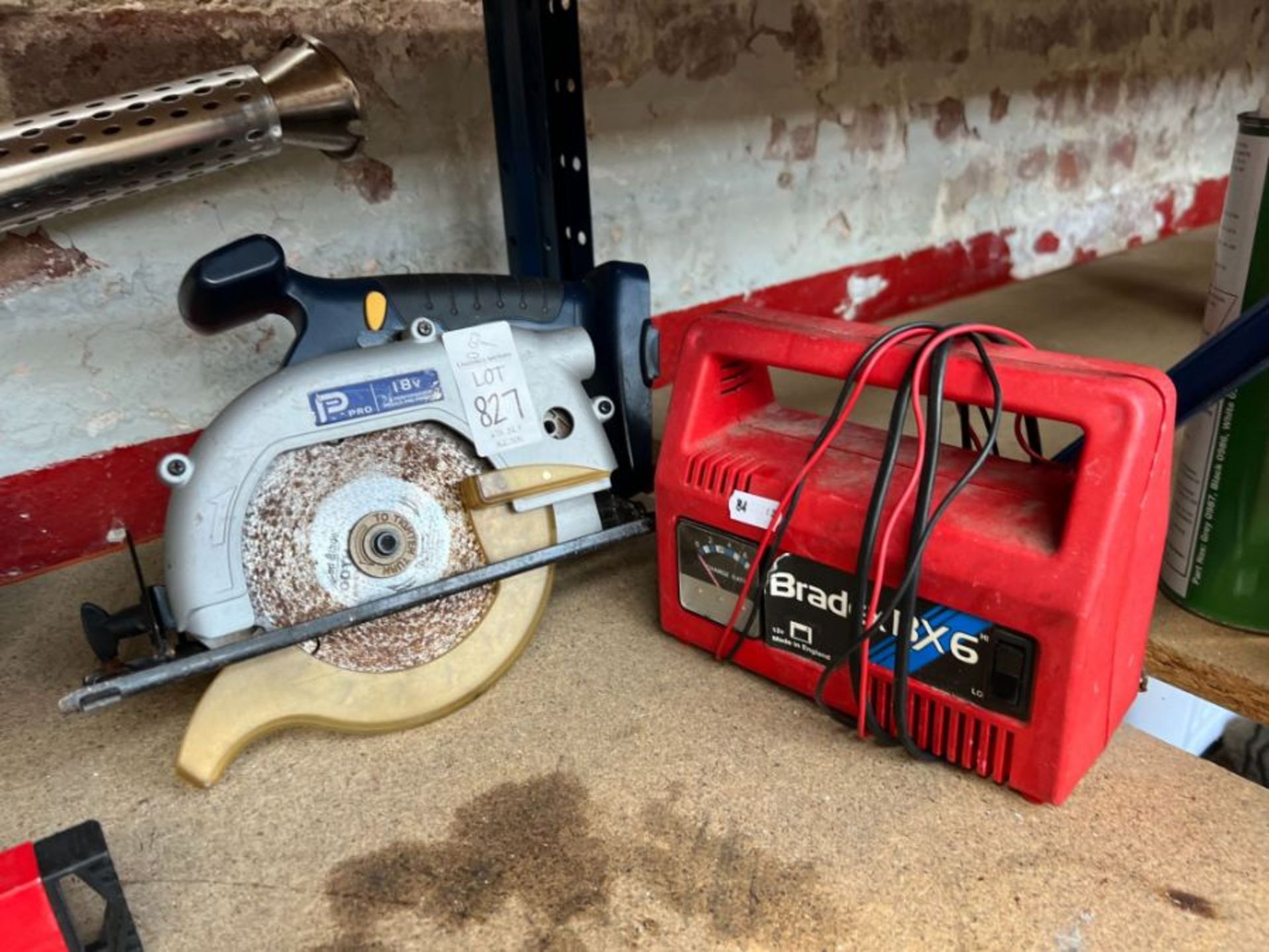BRADEX BX6 BATTERY CHARGER & P PRO SKILSAW