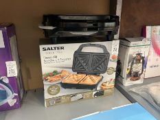 SALTER DEEP FILL SANDWICH TOASTER (WORKNG)