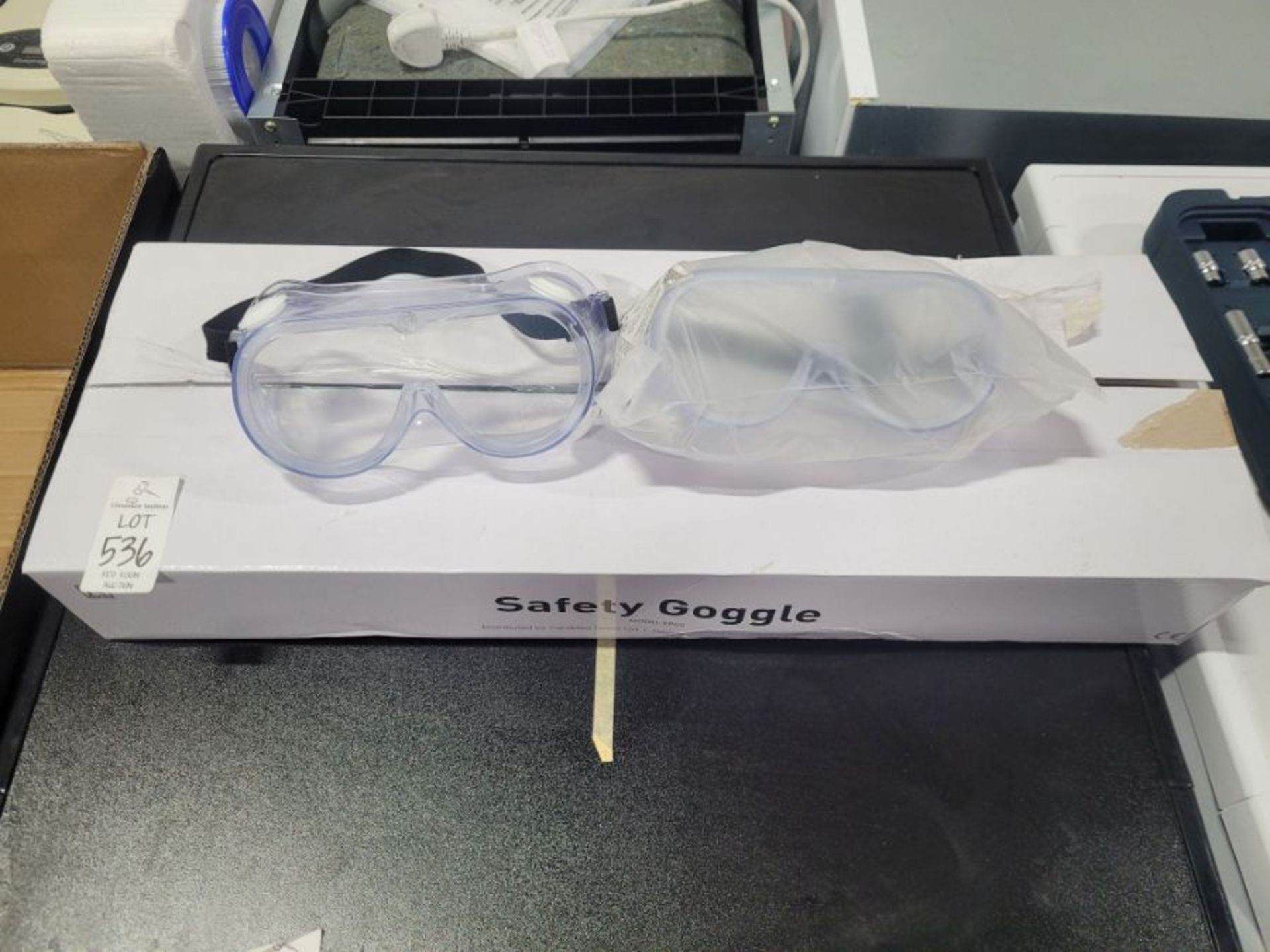 BOX OF SAFETY GOOGLES (NO HAMMER VAT) - Image 2 of 2