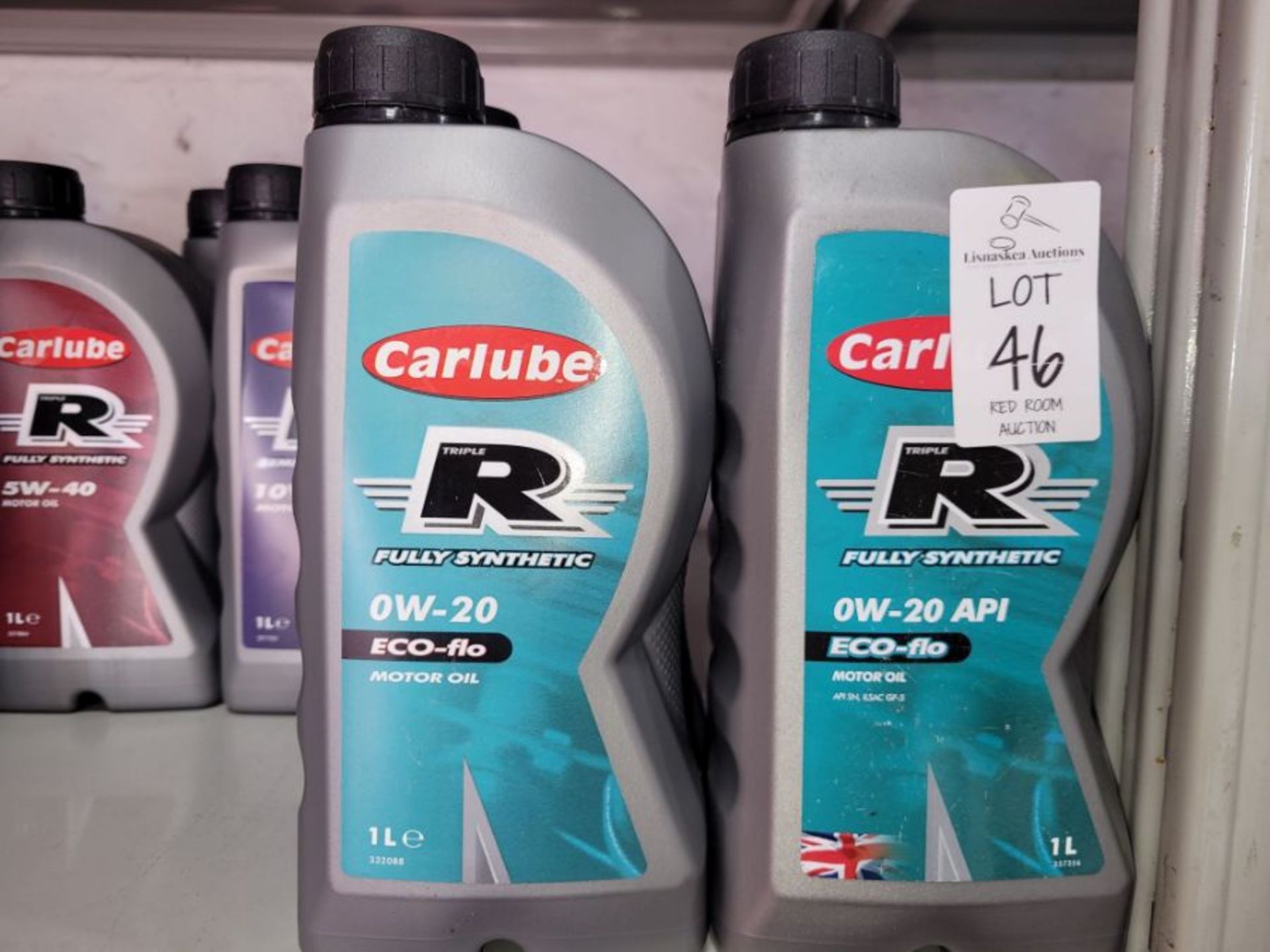 4x CARLUBE TRIPLE R 0W-20 API ECO-FLO FULLY SYNTHETIC MOTOR OIL 1L