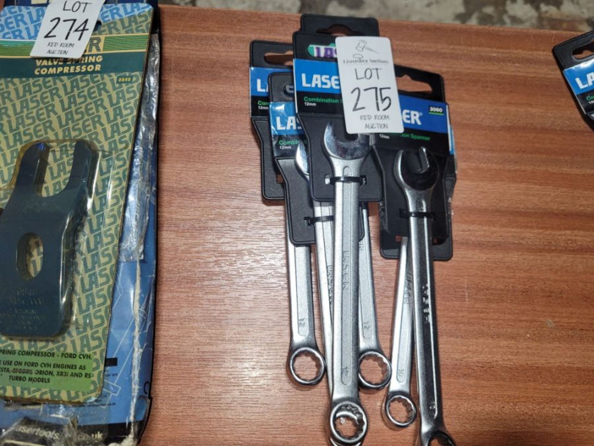 6 LASER COMBINATION SPANNERS