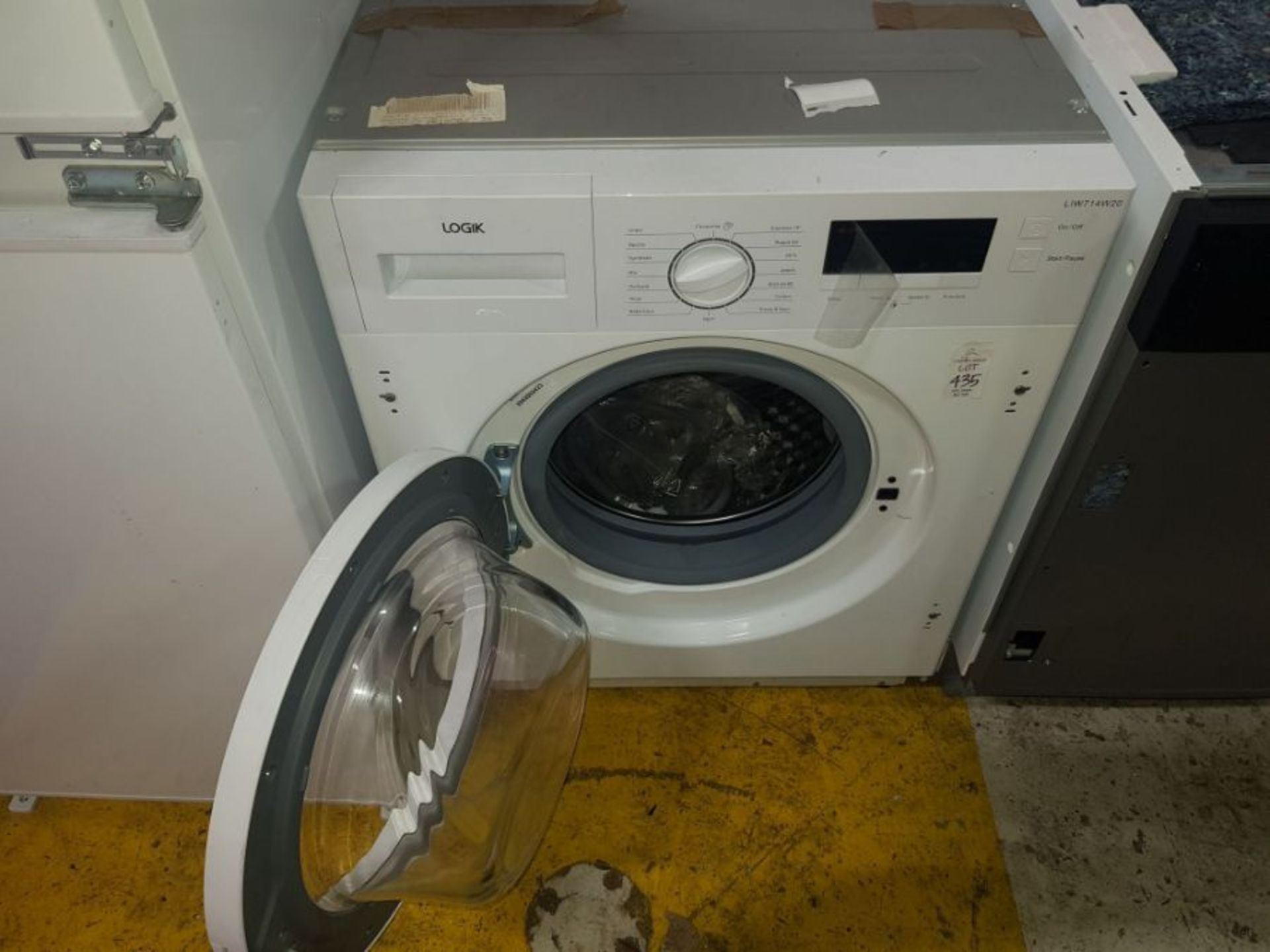 LOGIK LIW714W20 INTERGRATED WASH MACHINE (VAT TO BE ADDED TO HAMMER PRICE) - Image 2 of 4