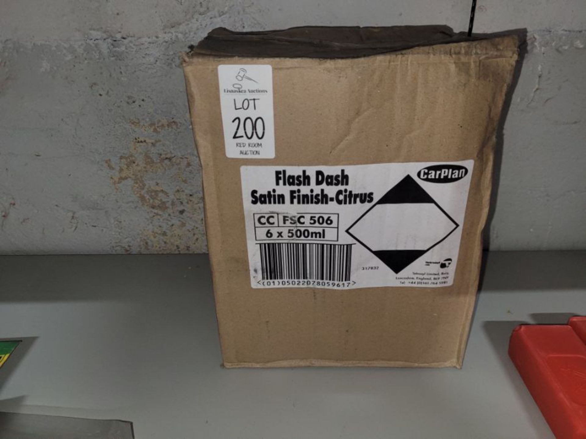 BOX OF 6 FLASH DASH SATIN FINISH CITRUS