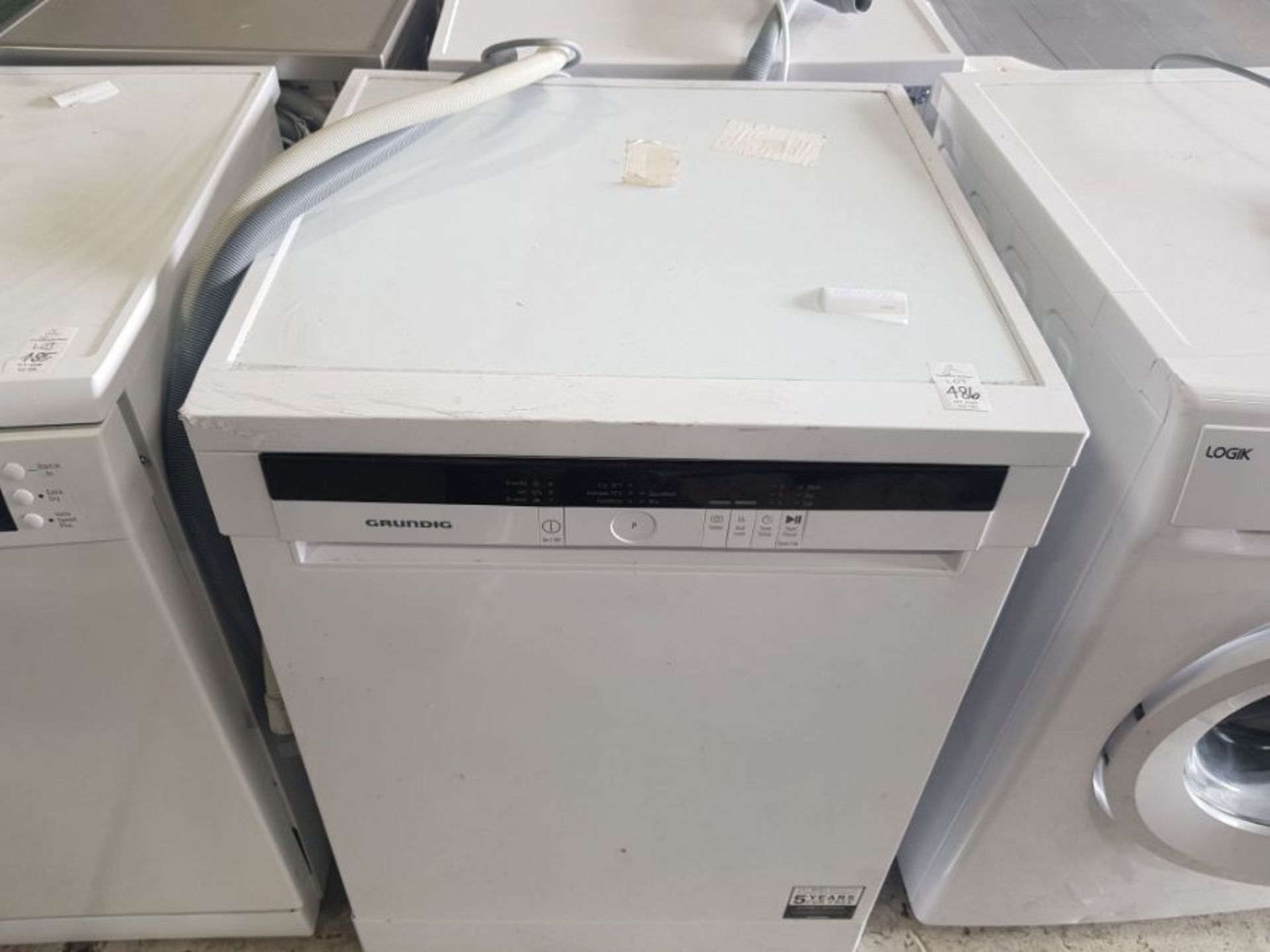 GRUNDIG GNF11510W DISHWASHER (VAT TO BE ADDED TO HAMMER PRICE) - Image 3 of 6