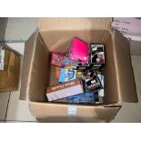 BOX OF ASSORTED SHOP STOCK