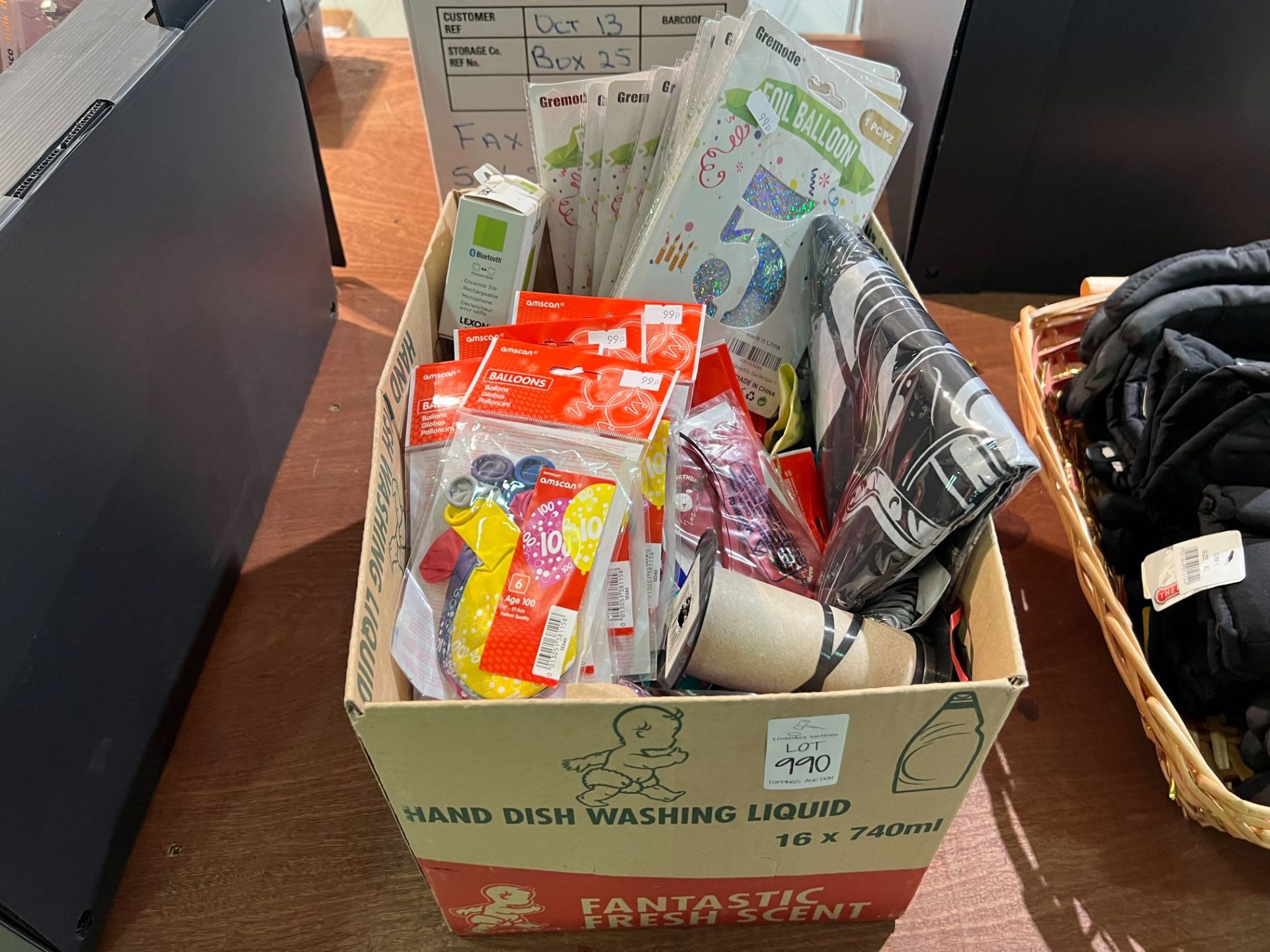 BOX OF ASSORTED CONTENTS (NEW)