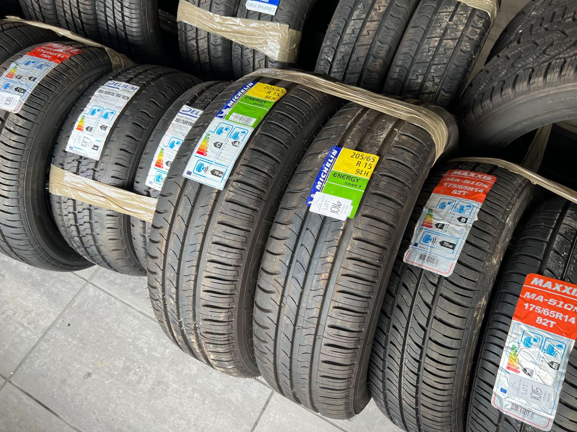 2X MICHELIN 205/65/R15 TYRES (NEW)