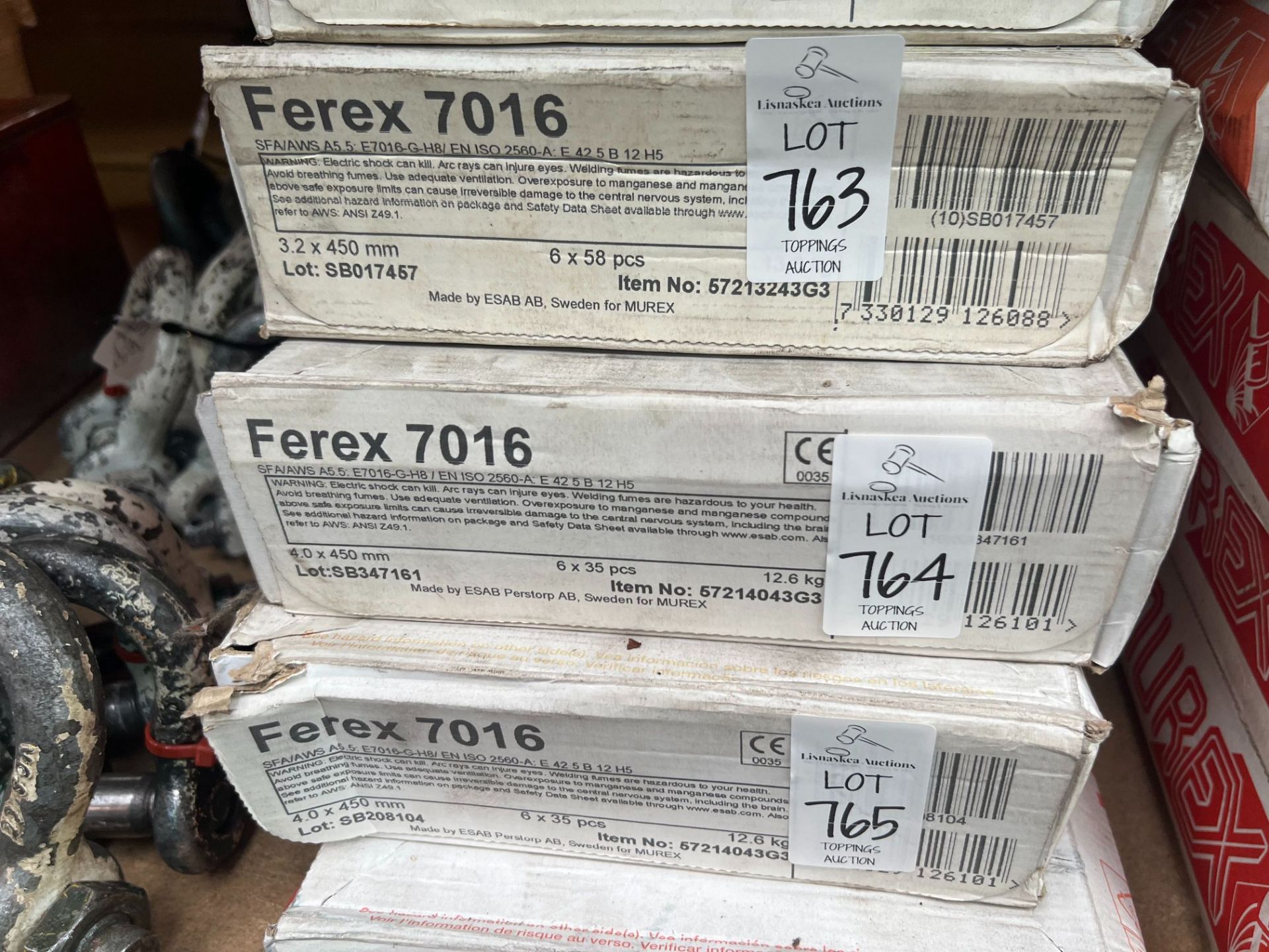 BOX OF MUREX FEREX 7016 4.0MM WELDING ELECTRODES