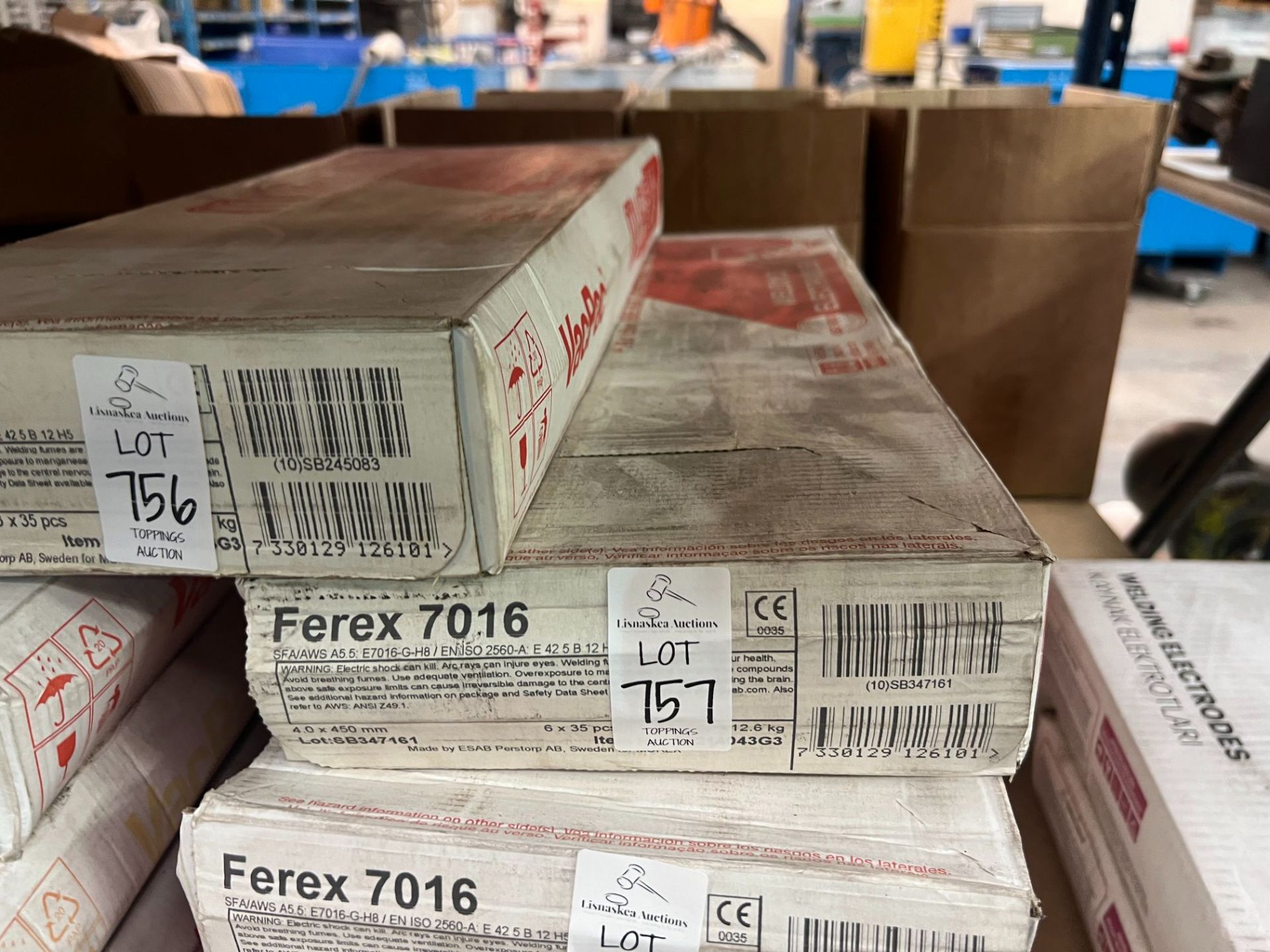 BOX OF MUREX FEREX 7016 4.0MM WELDING ELECTRODES