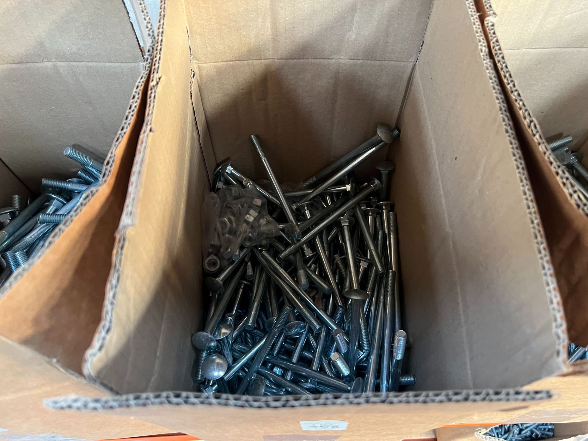 BOX OF ASSORTED NUTS & BOLTS