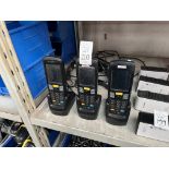 3X MOTOROLA BARCODE SCANNER COMPUTERS - MC2180 W/ BATTS & CHARGER